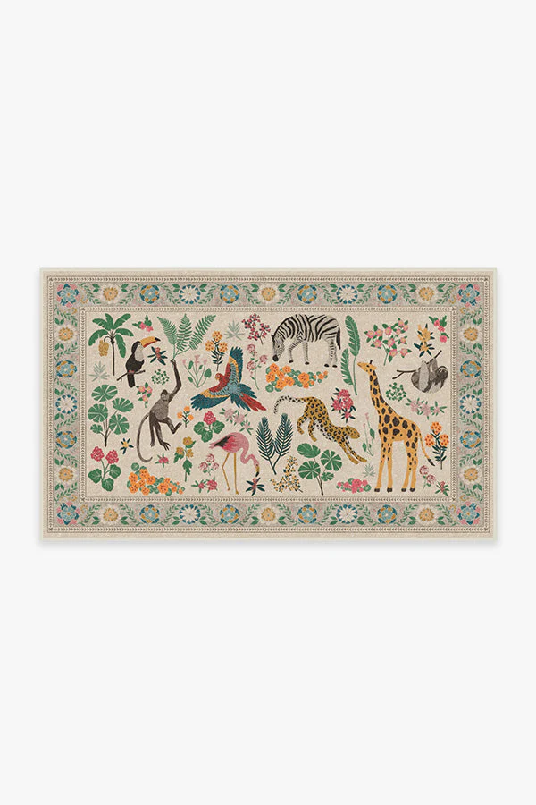 Jingle Jungle Rug by Iris Apfel