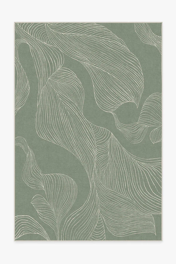 Sana Sage Green Flatwoven Rug