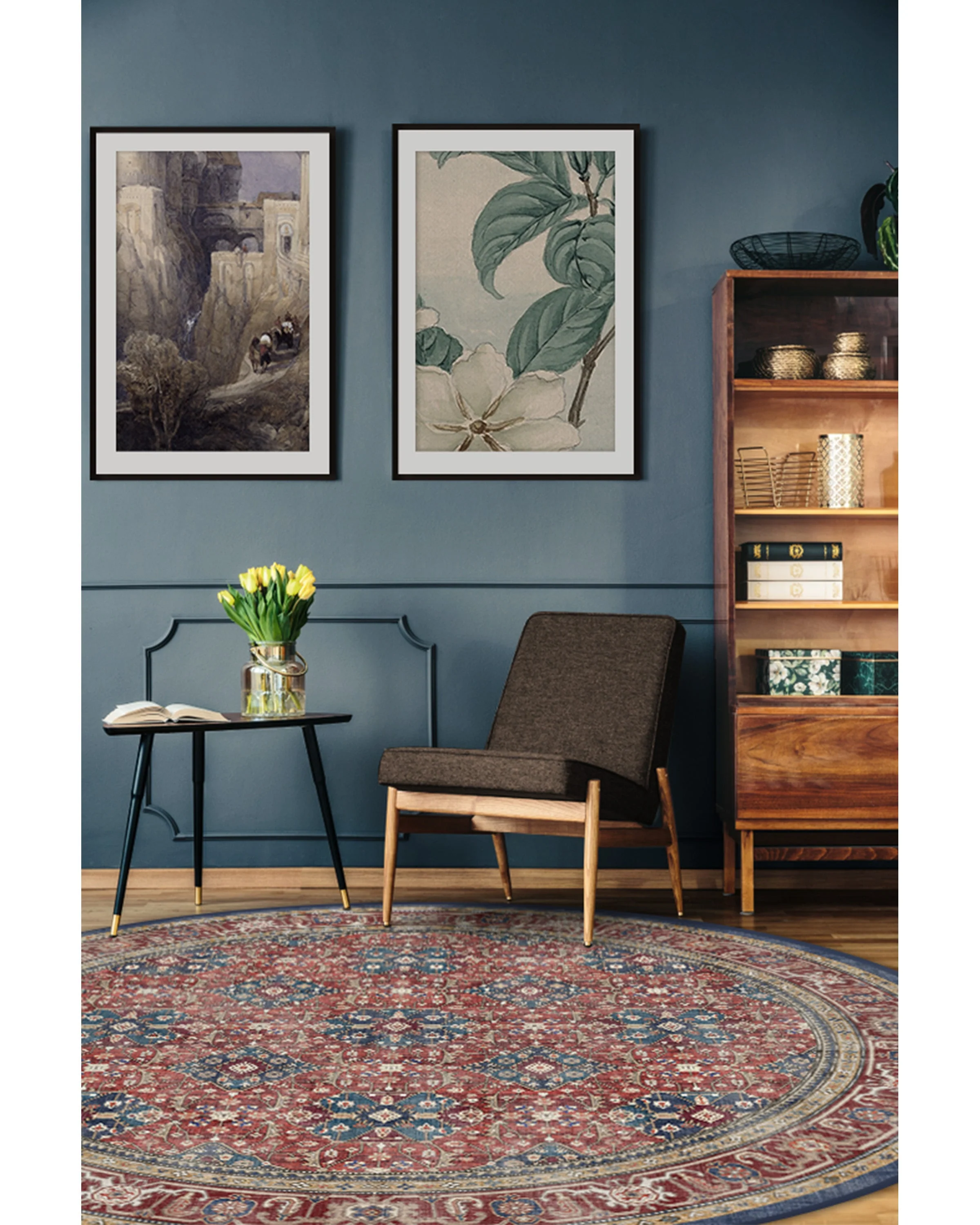 Alessia Royal Red Rug