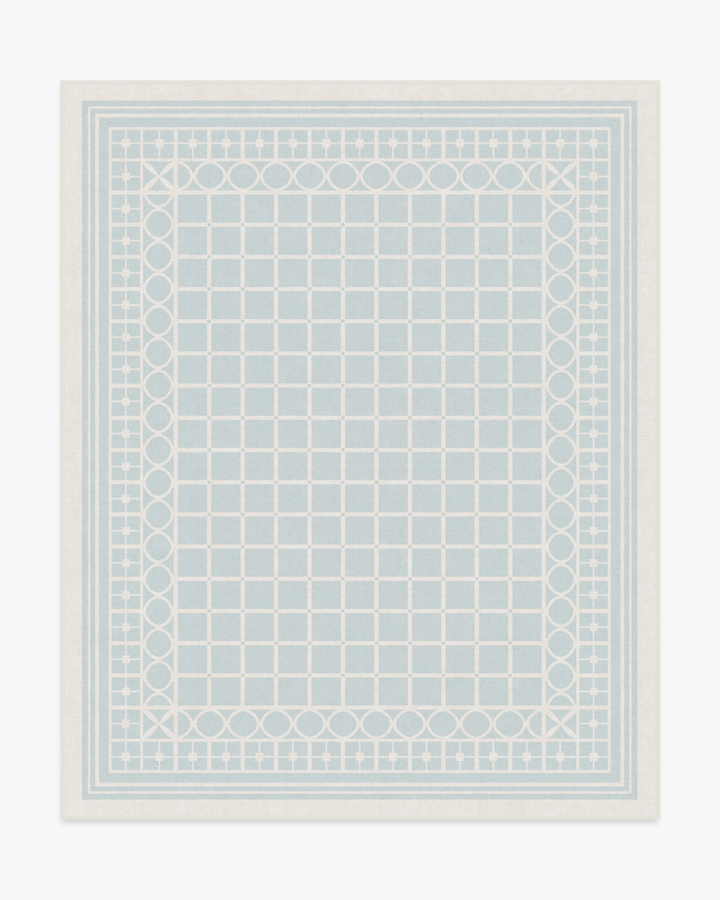 Palm Beach Powder Blue Rug by Gray Malin