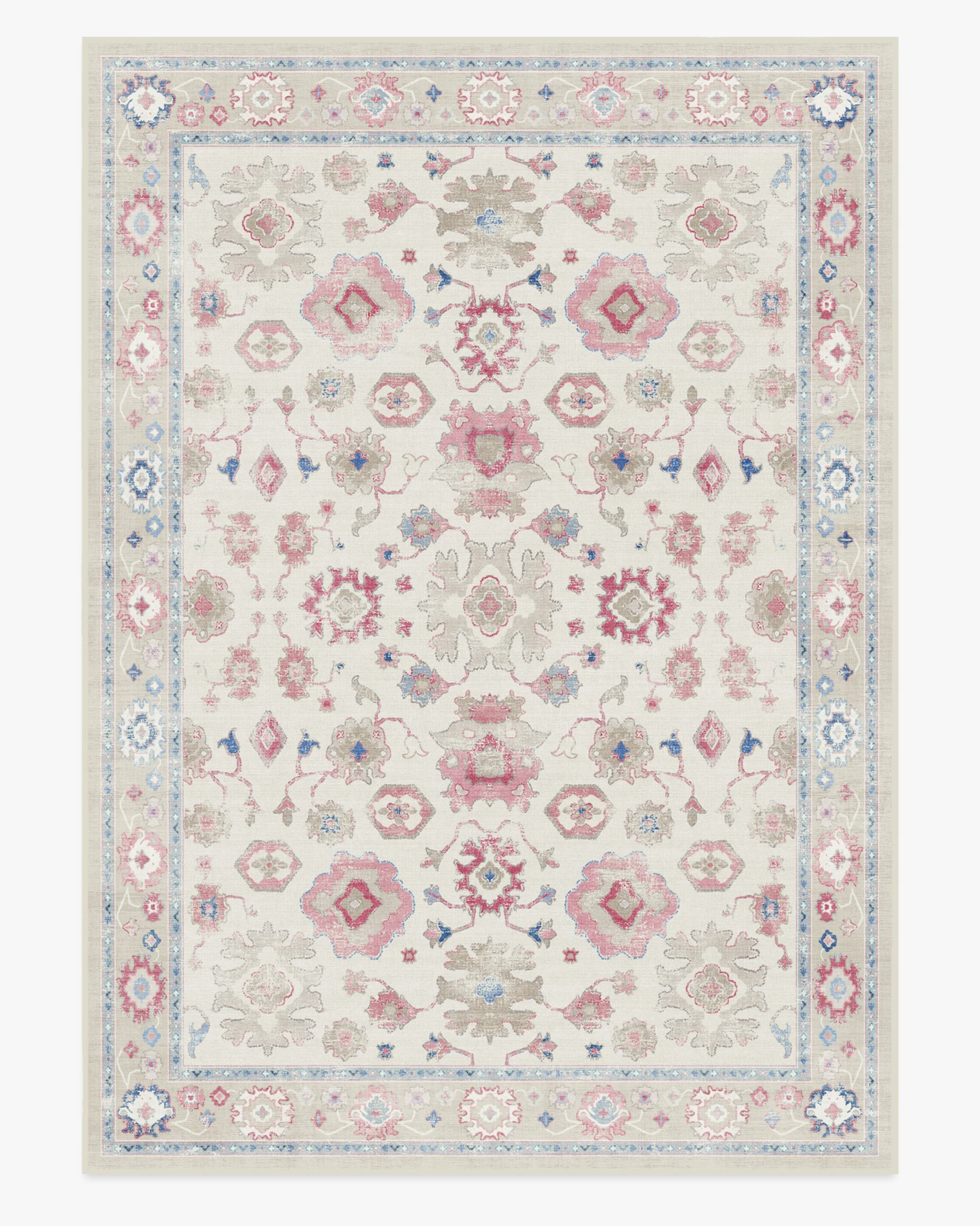 Serena Pink Rug by Mrs. Alice