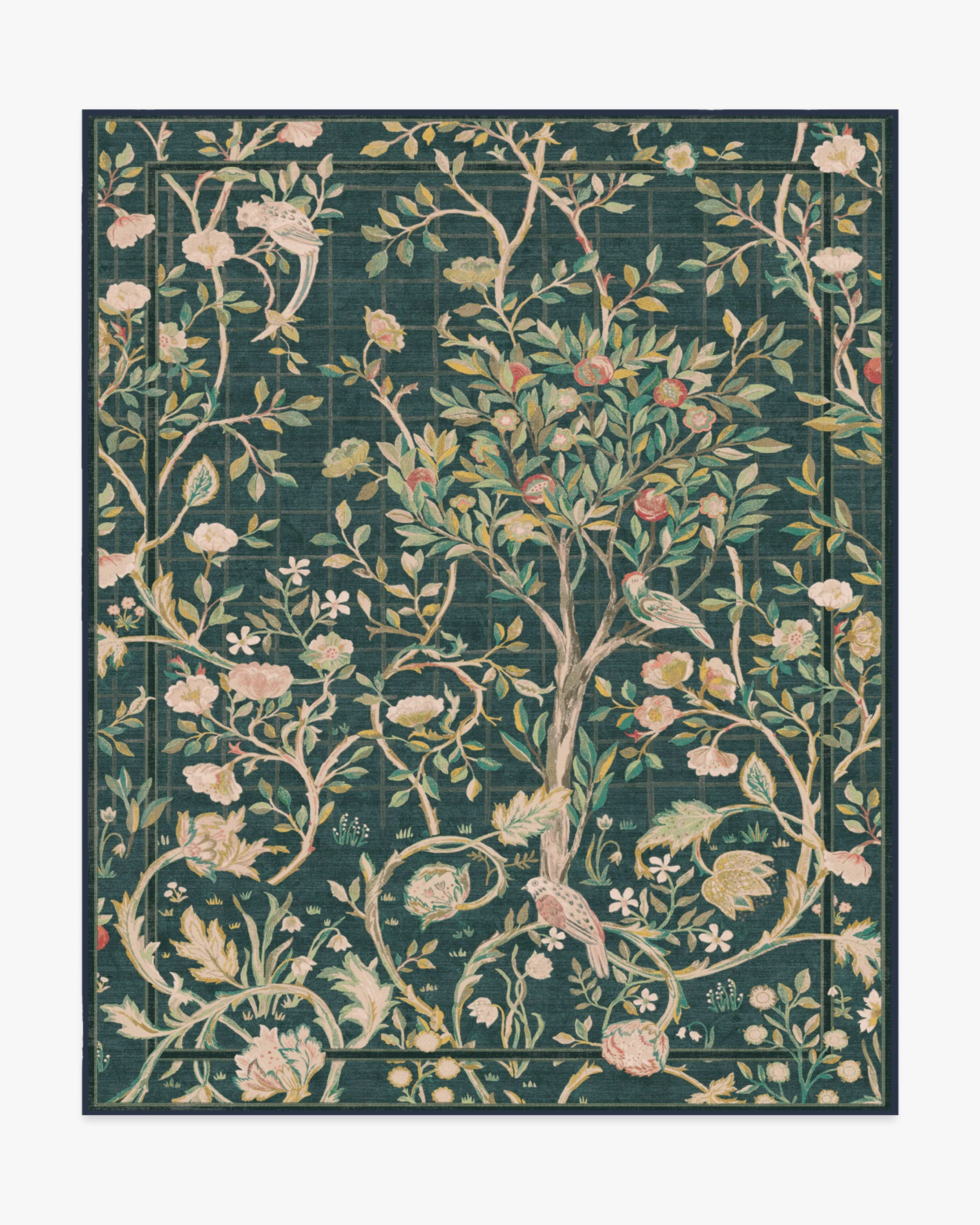 Melsetter Teal Green Rug by Morris & Co.