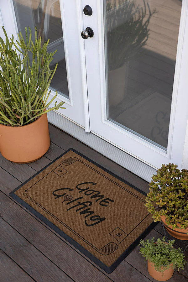 Gone Golfing Doormat