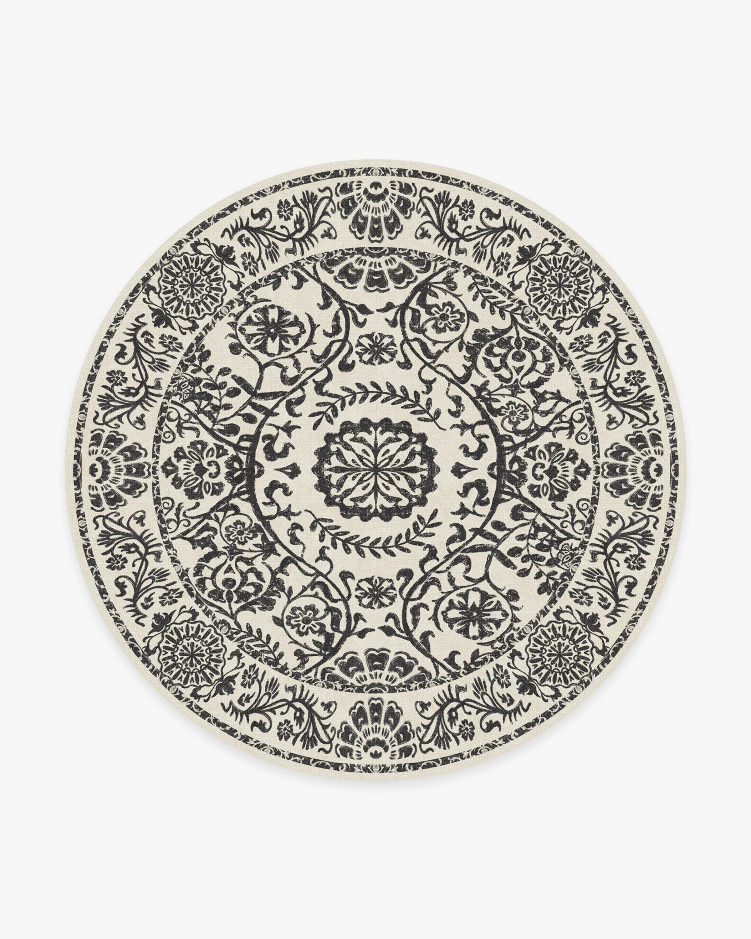 Delphina Black & White Rug