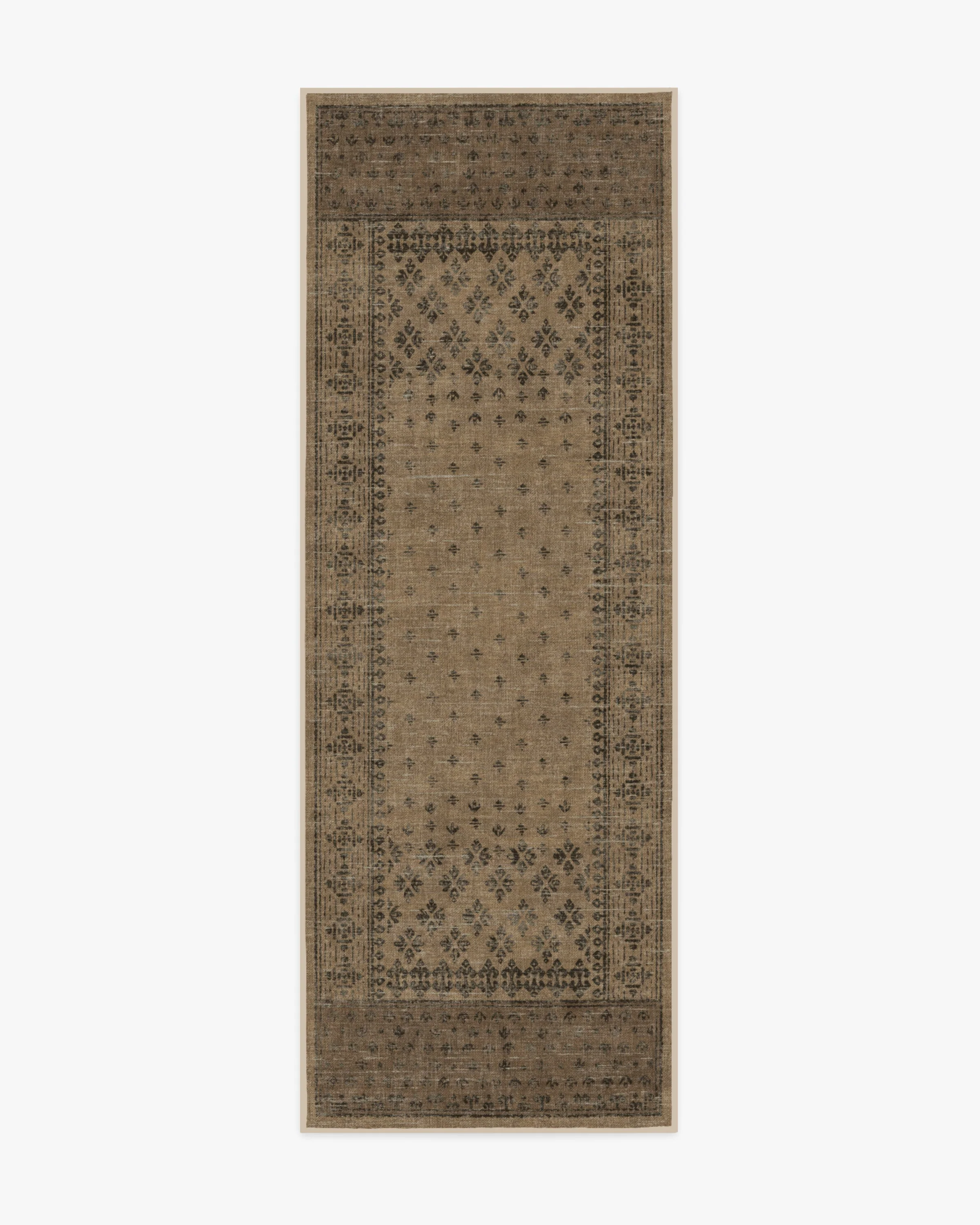 Fernanda Black & Tan Flatwoven Rug
