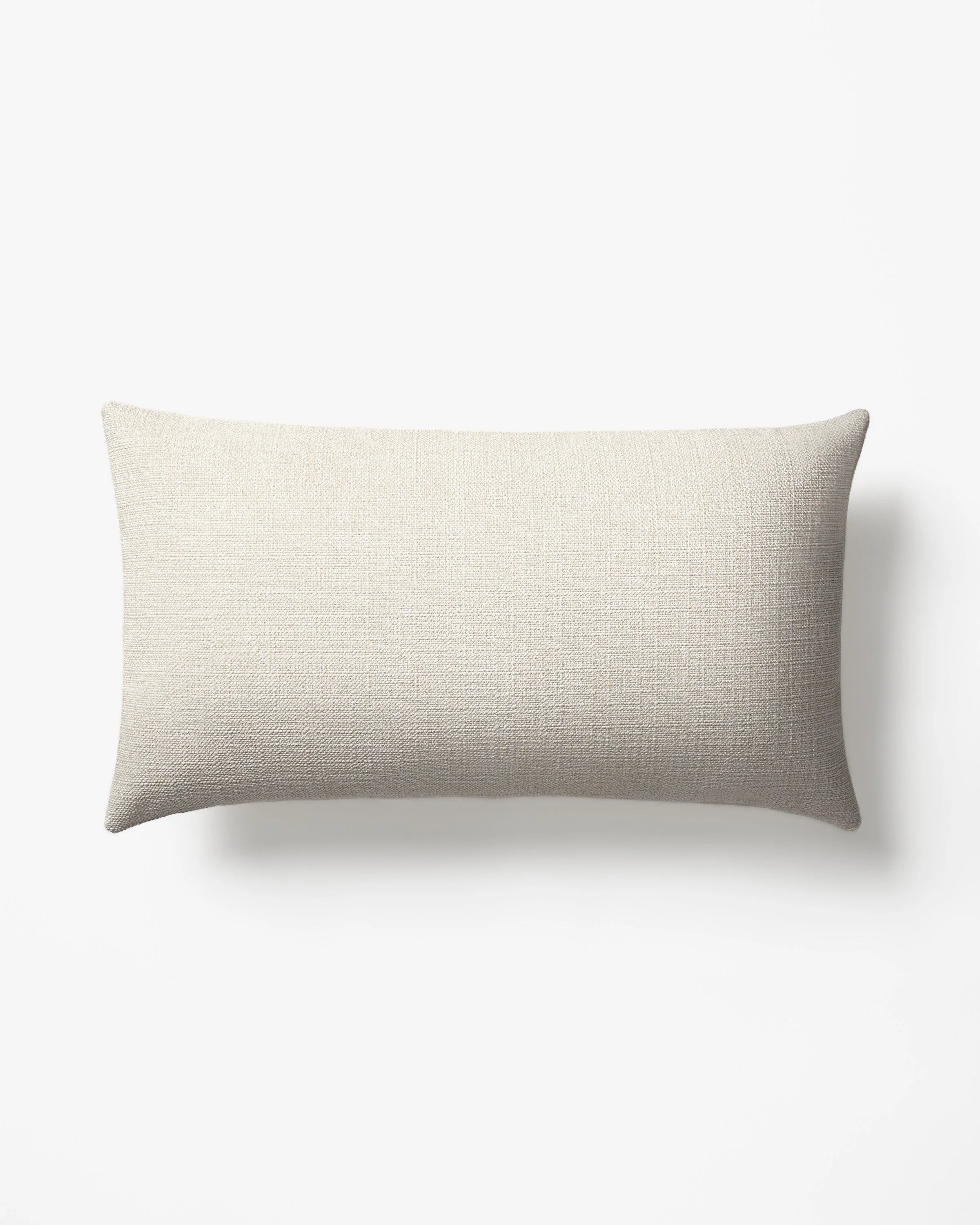 Ivory Woven Throw Pillow