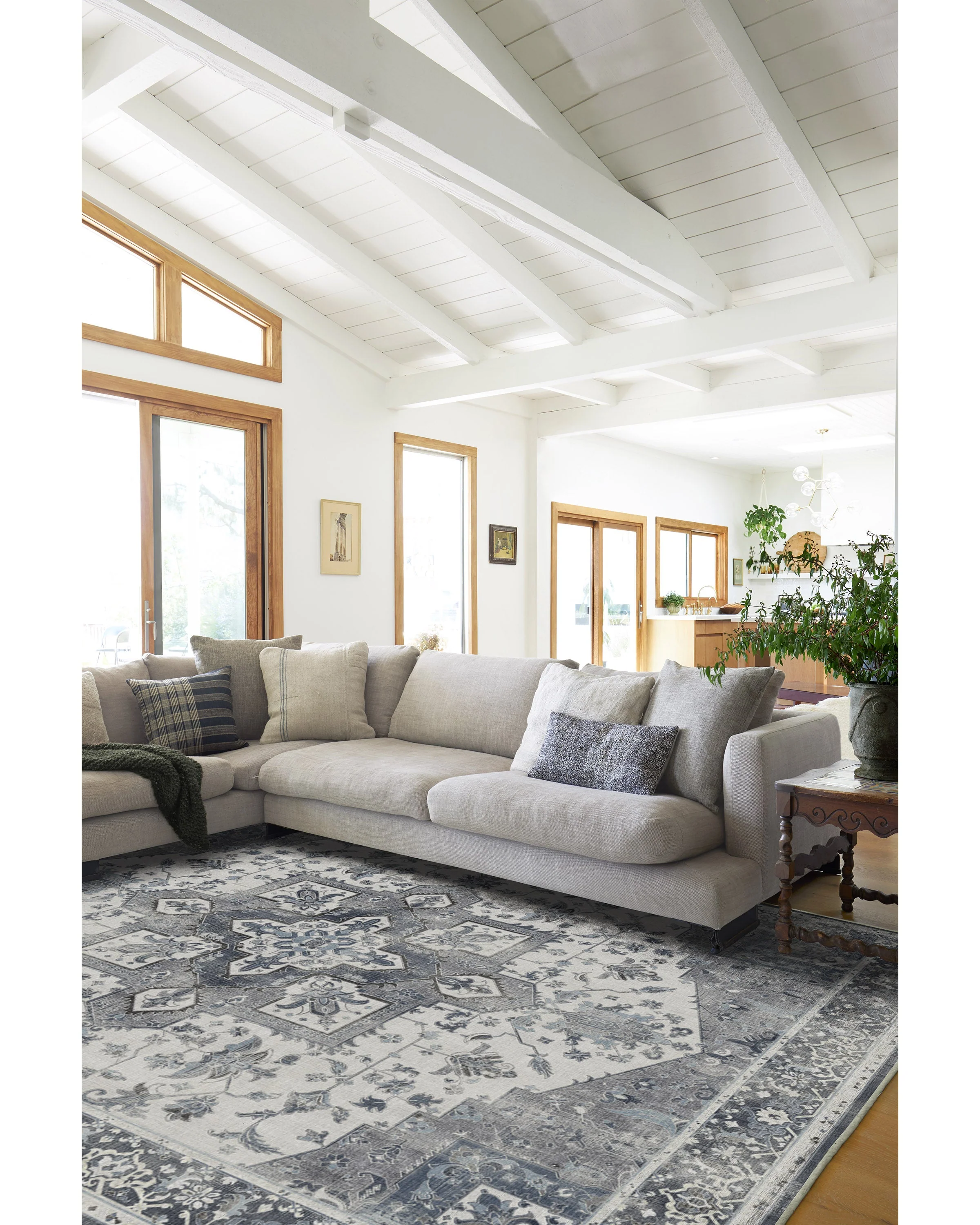 Kira Stone Blue Rug