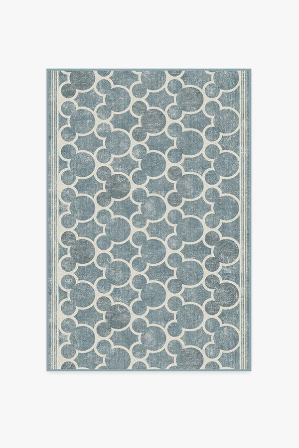Mickey Trellis Slate Rug
