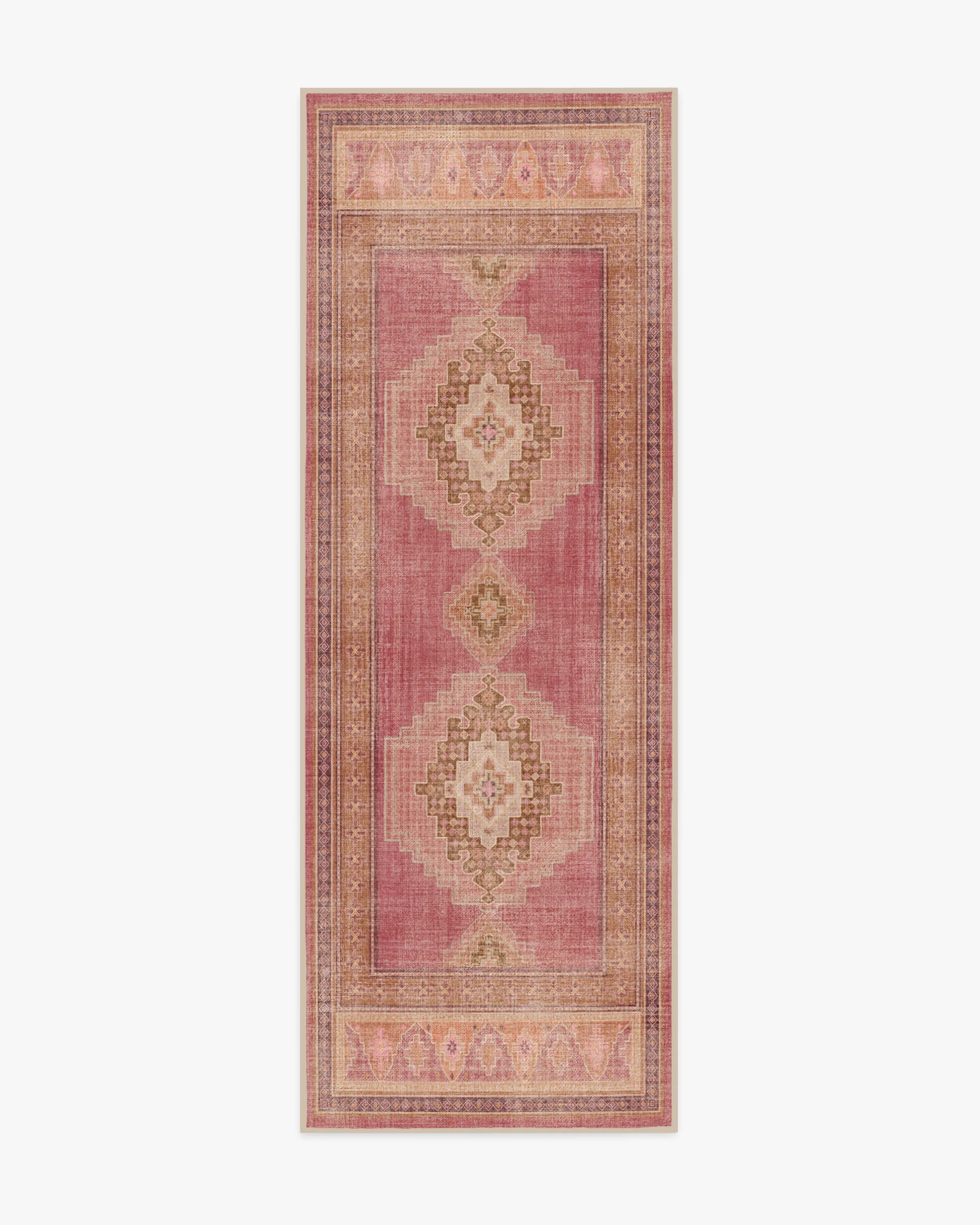 Rayne Pink & Orange Flatwoven Rug