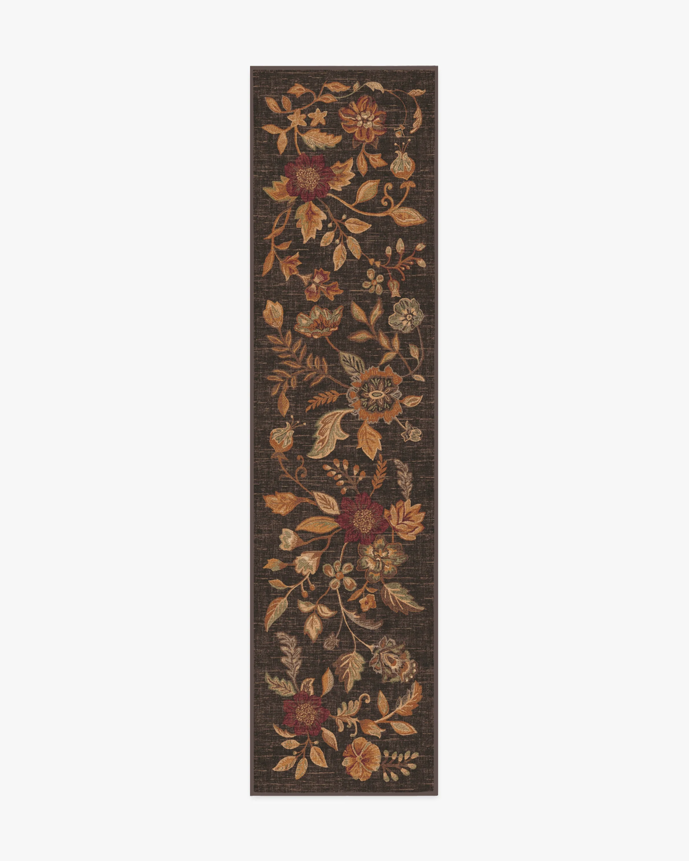 Anonna Dark Wood Flatwoven Rug