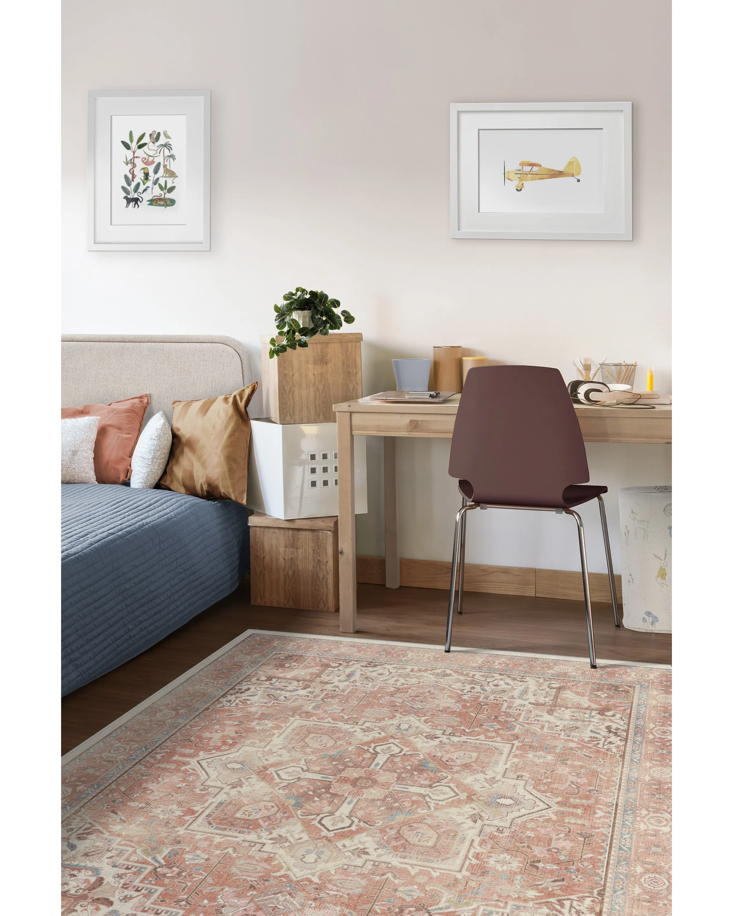 Kamran Rose Rug
