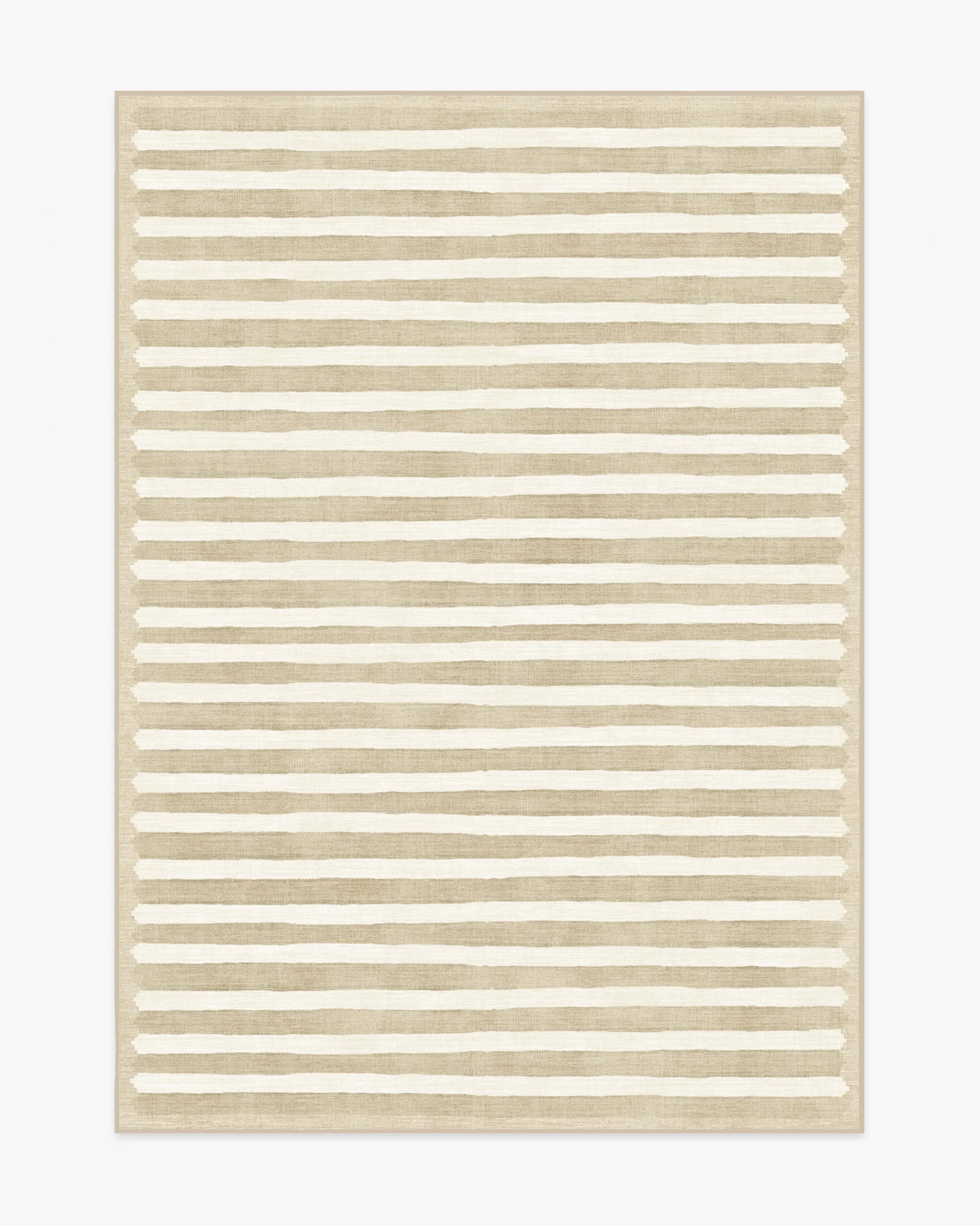 Elin Stripe Latte Cream Rug by goop