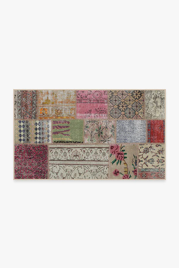 Patchwork Boho Flatwoven Rug