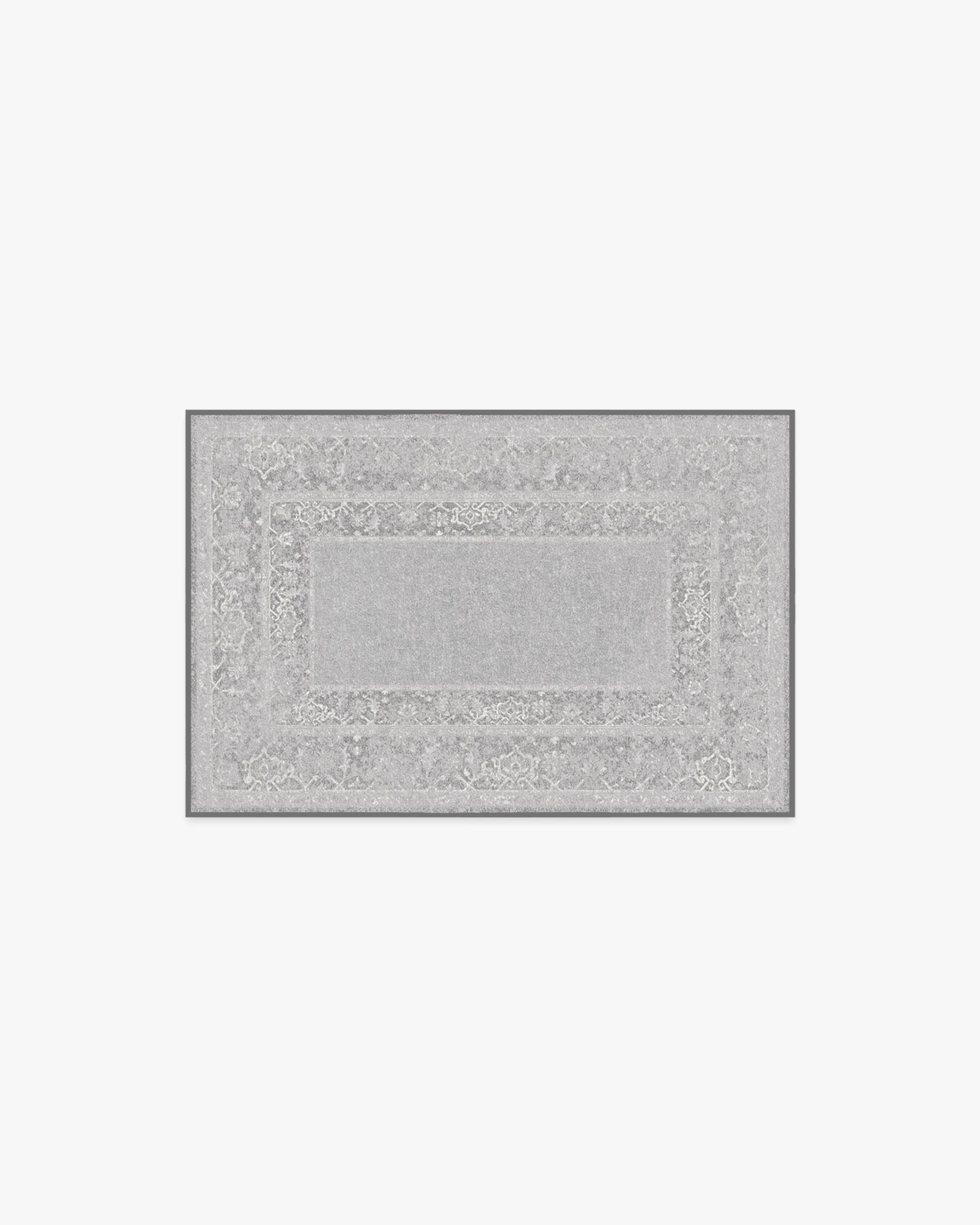 Maral Border Vintage Grey Flatwoven Rug