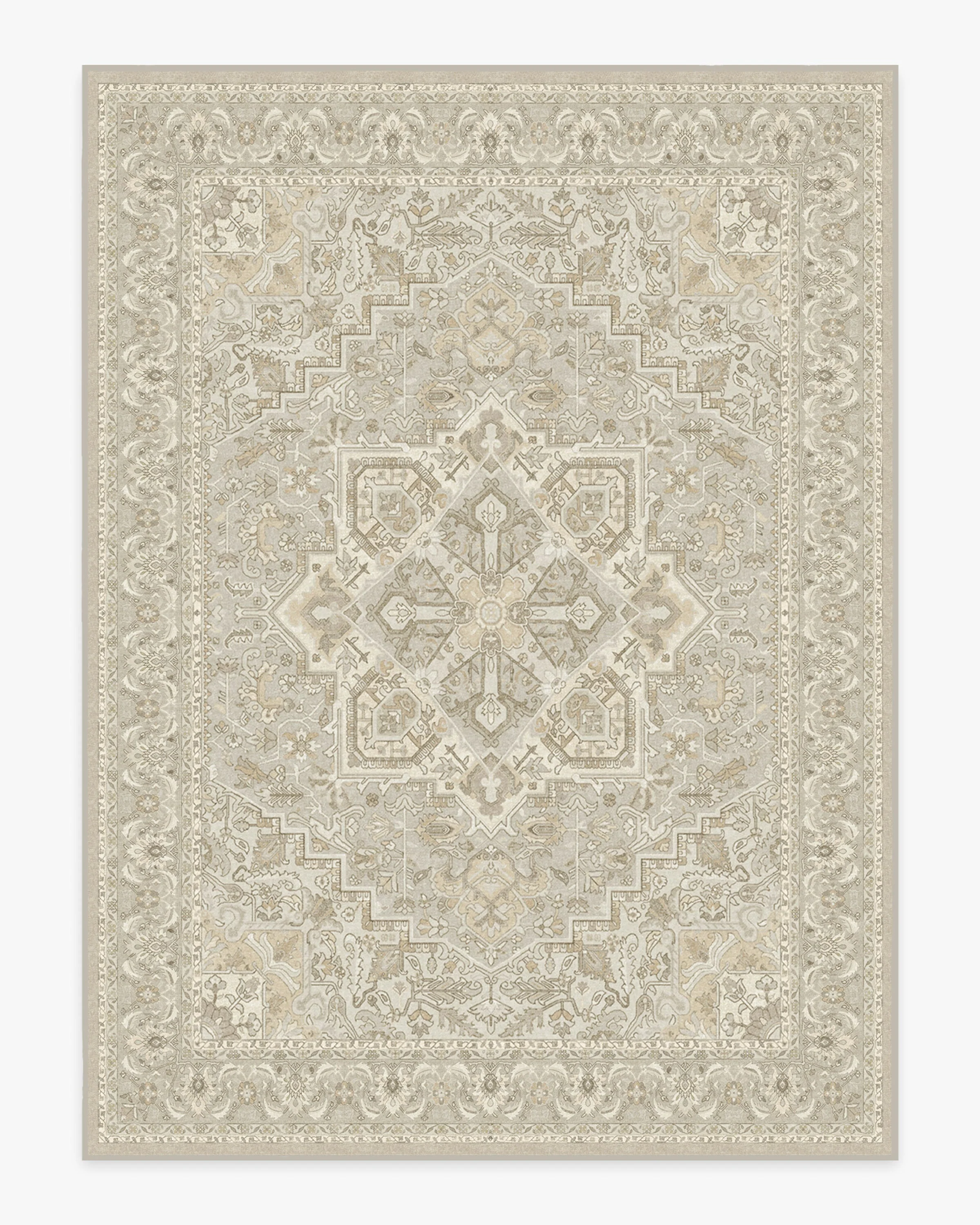 Hendesi Heriz Cream Flatwoven Rug