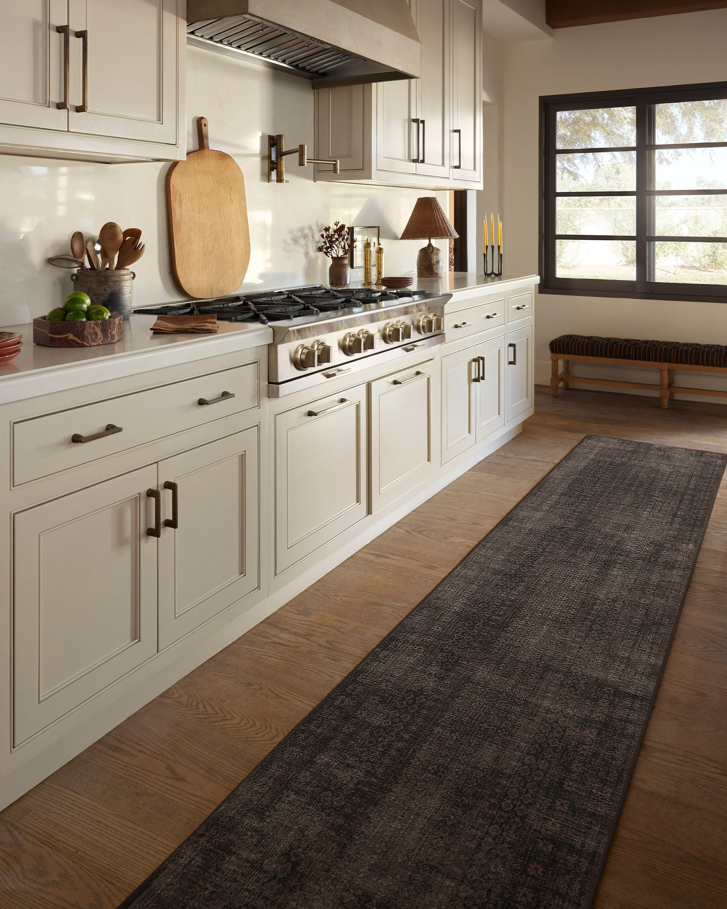 Cyrus Black Flatwoven Rug