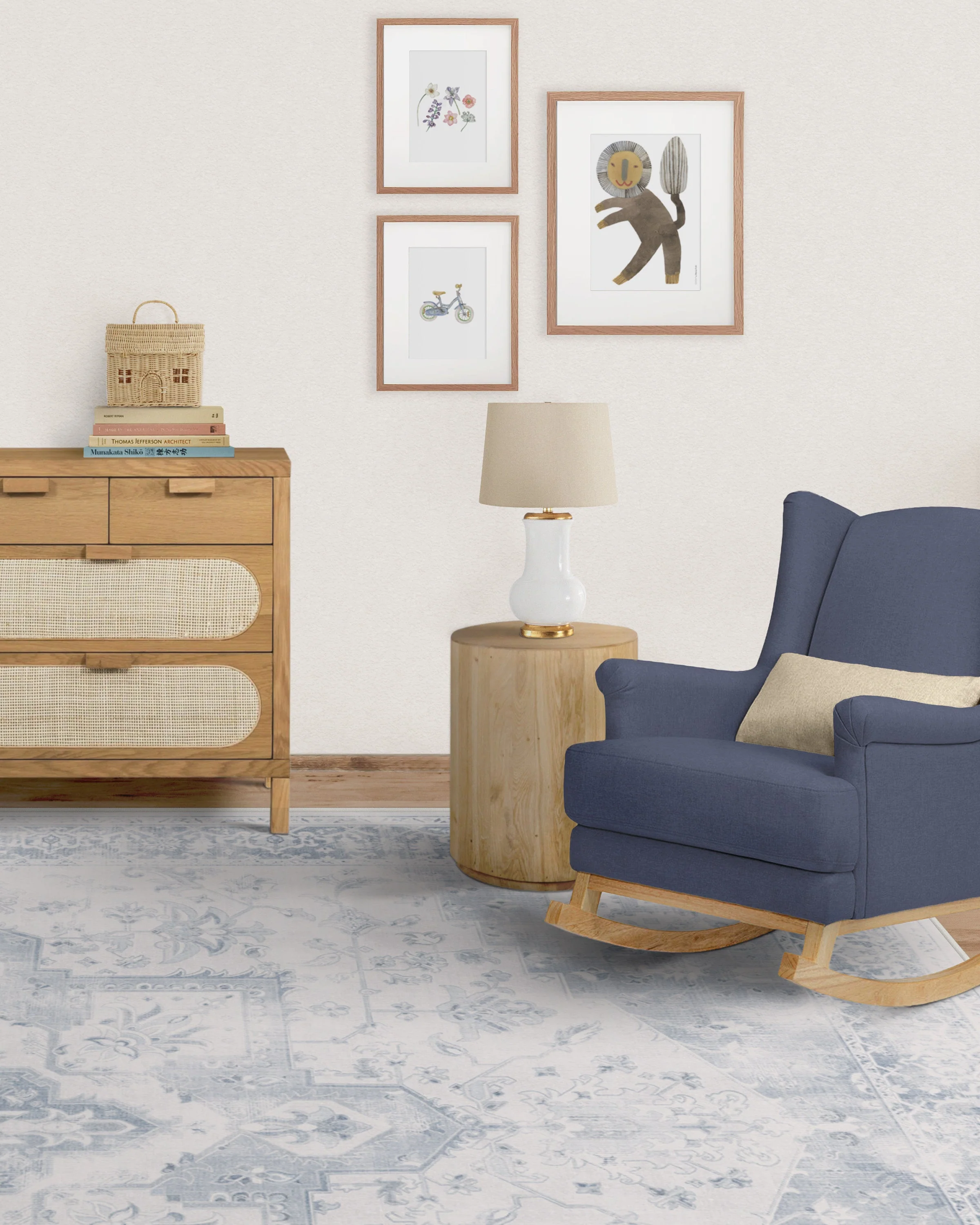 Kira Soft Blue Rug