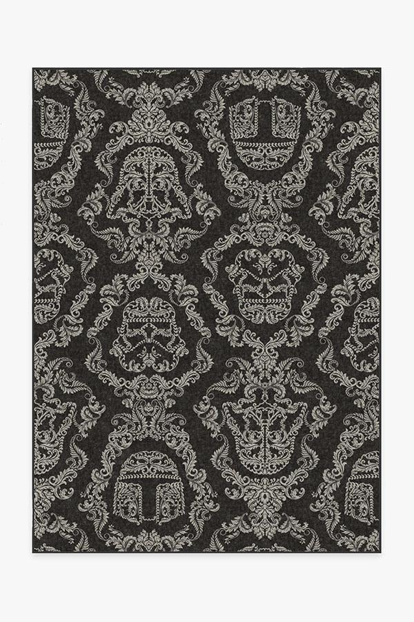 Dark Side Damask Charcoal Rug