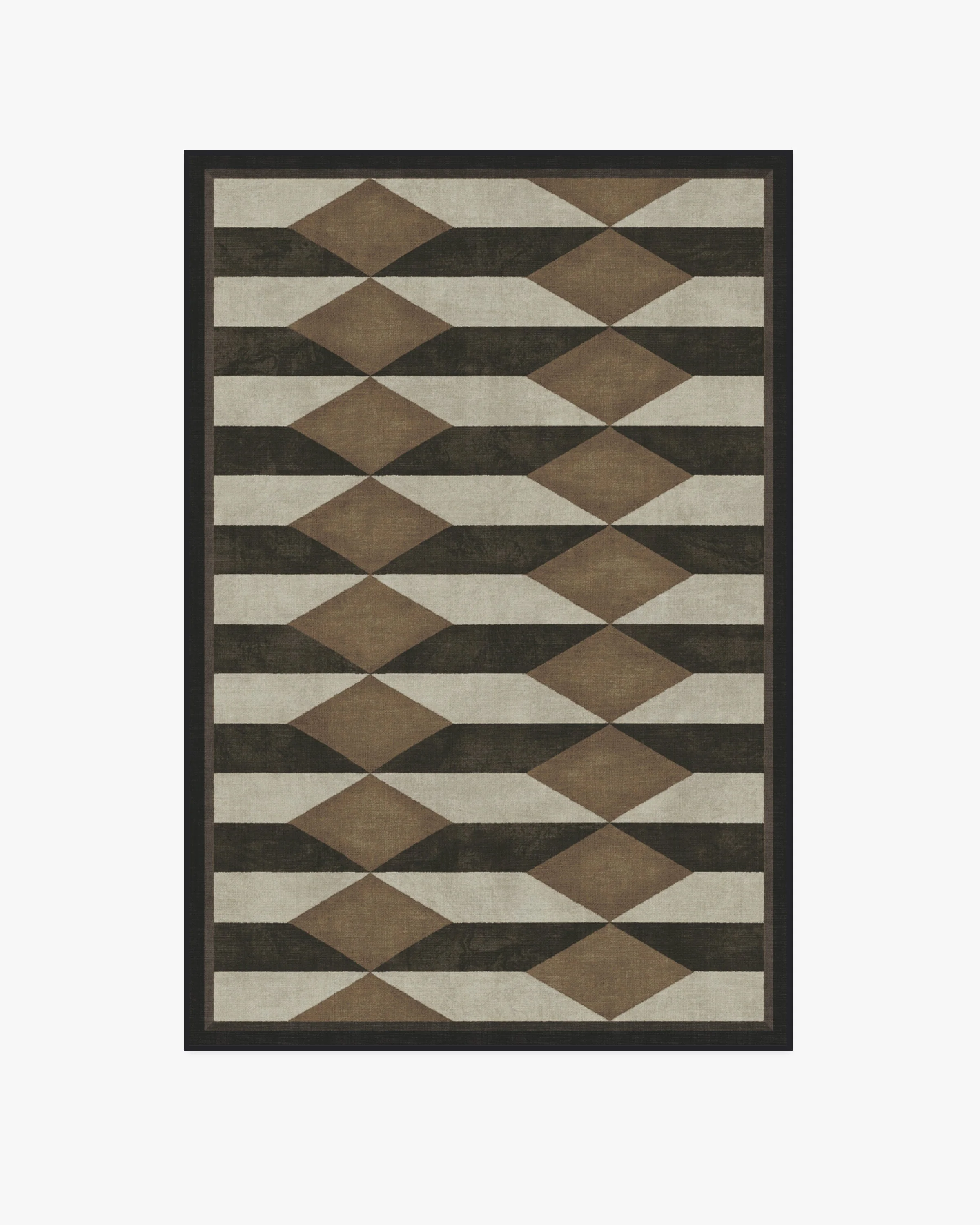 Oak Black & Camel Flatwoven Rug by Martyn Lawrence Bullard