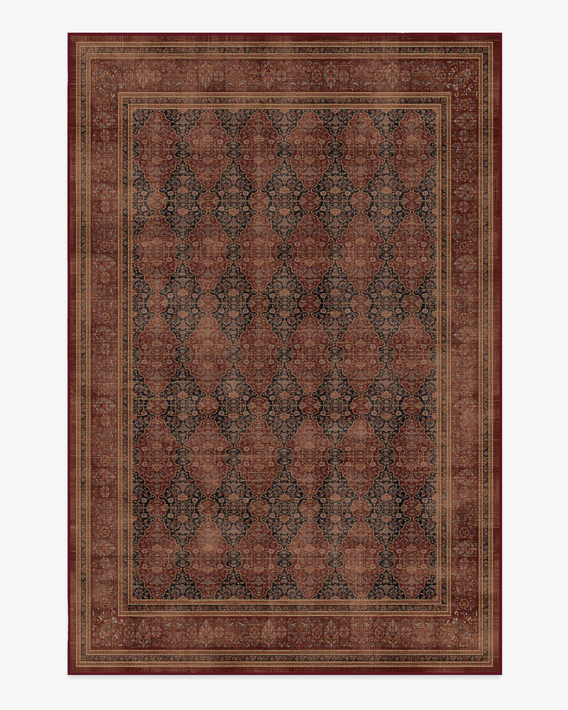 Vesper Amber Red Rug