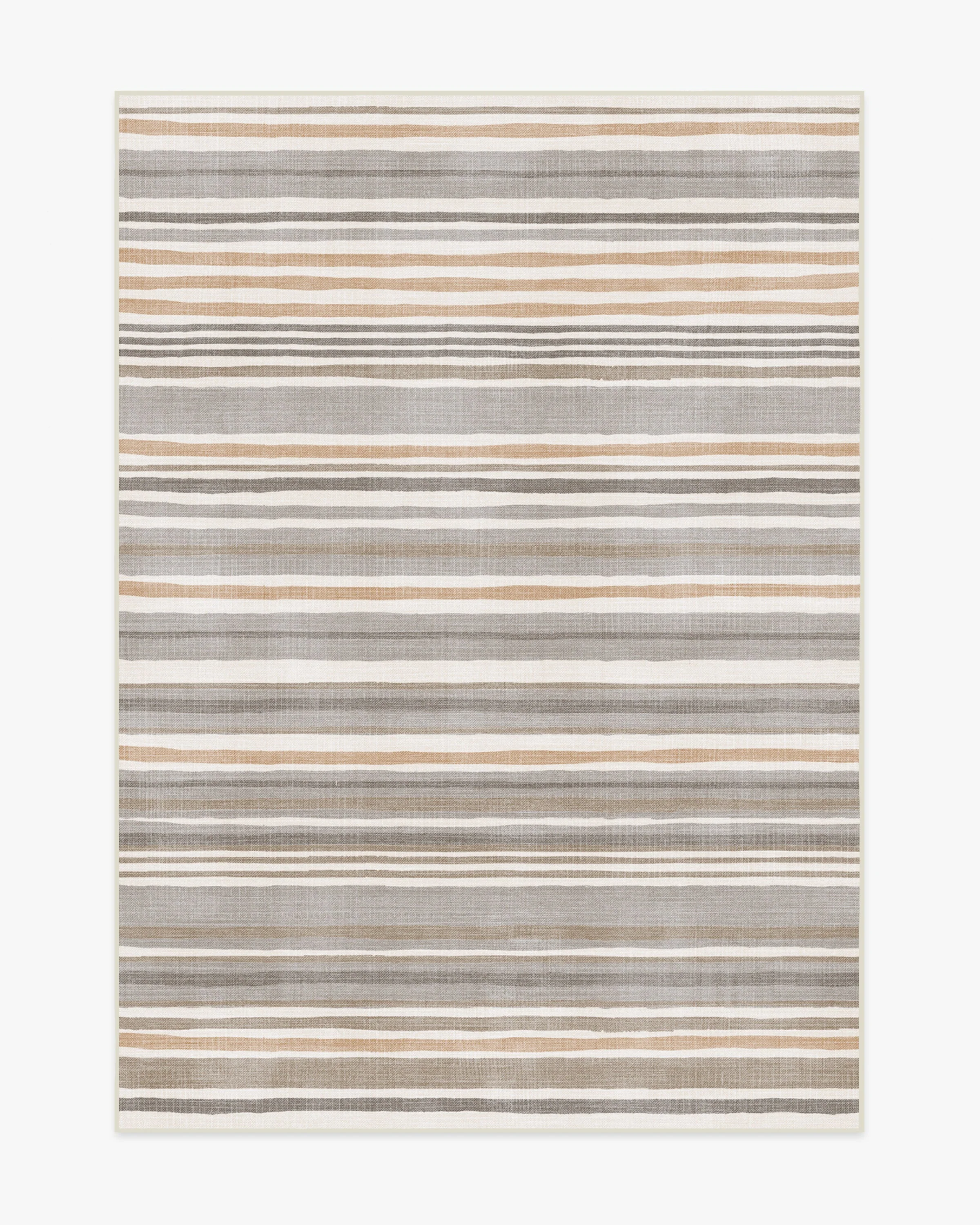 Elio Stripe Grey & Ivory Rug