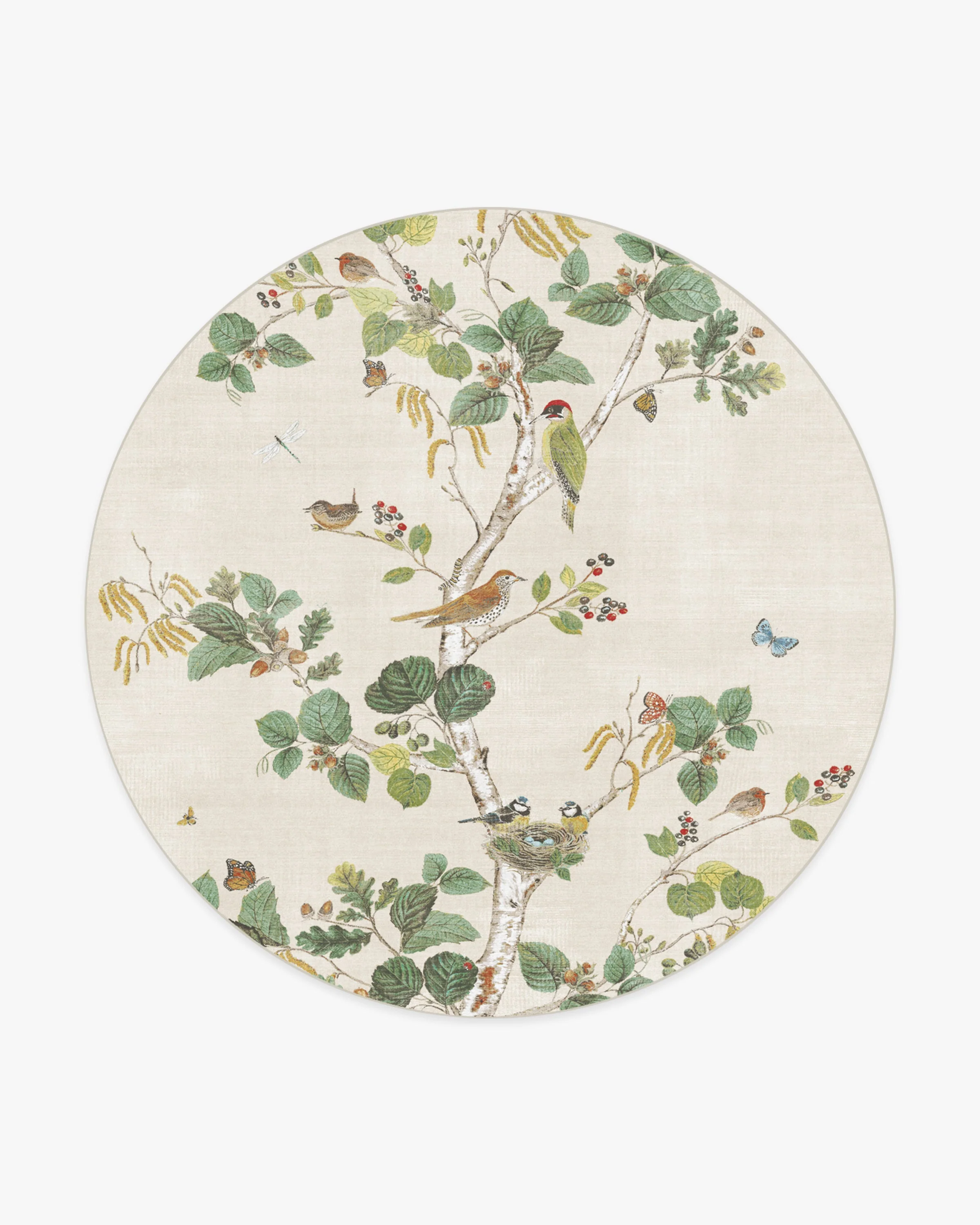 Woodland Chorus Fawn Rug by Sanderson