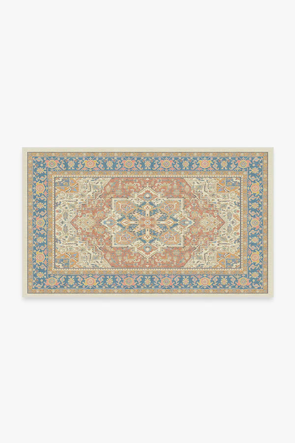 Kamran Sunset Orange Outdoor Rug