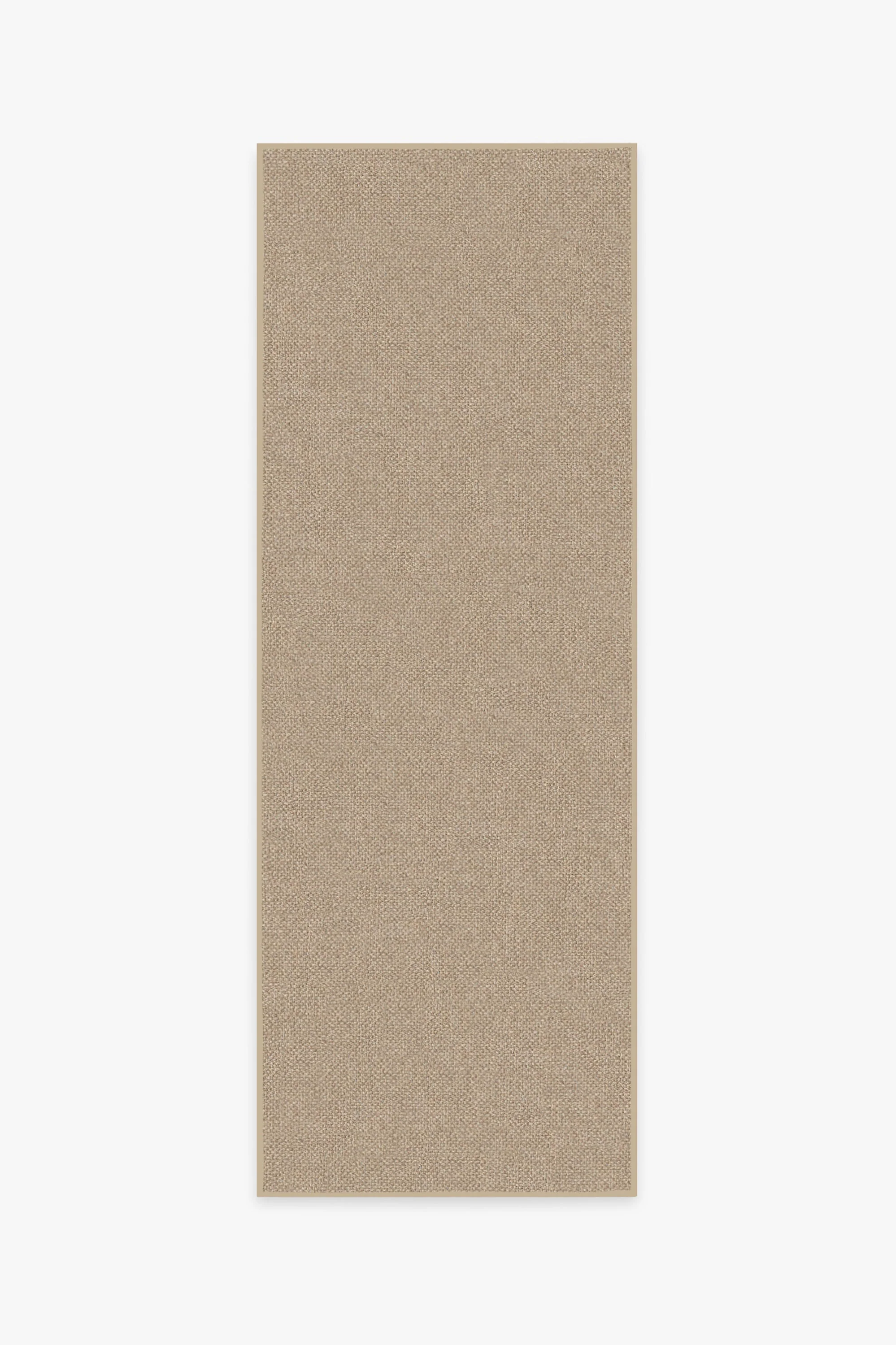 Flatwoven Warm Sand Re-Jute Rug