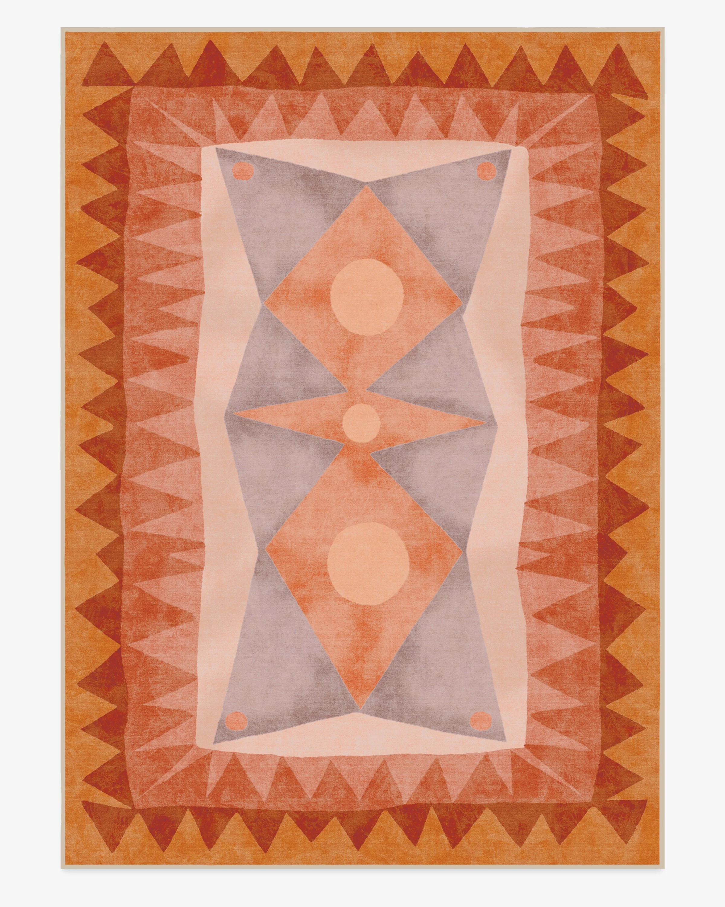 Hilma Sunset Flatwoven Rug by Justina Blakeney