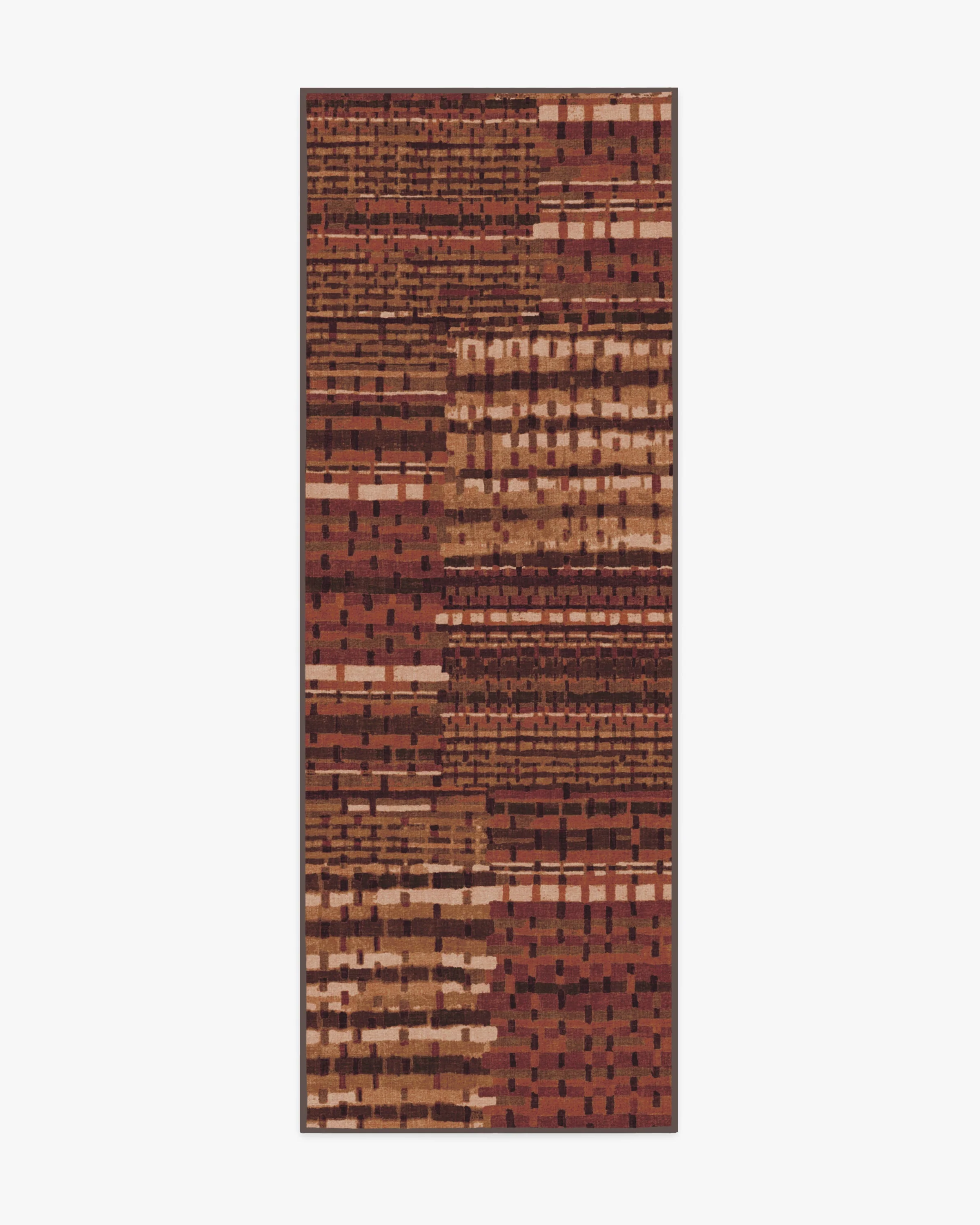 Solene Amber Red Flatwoven Rug