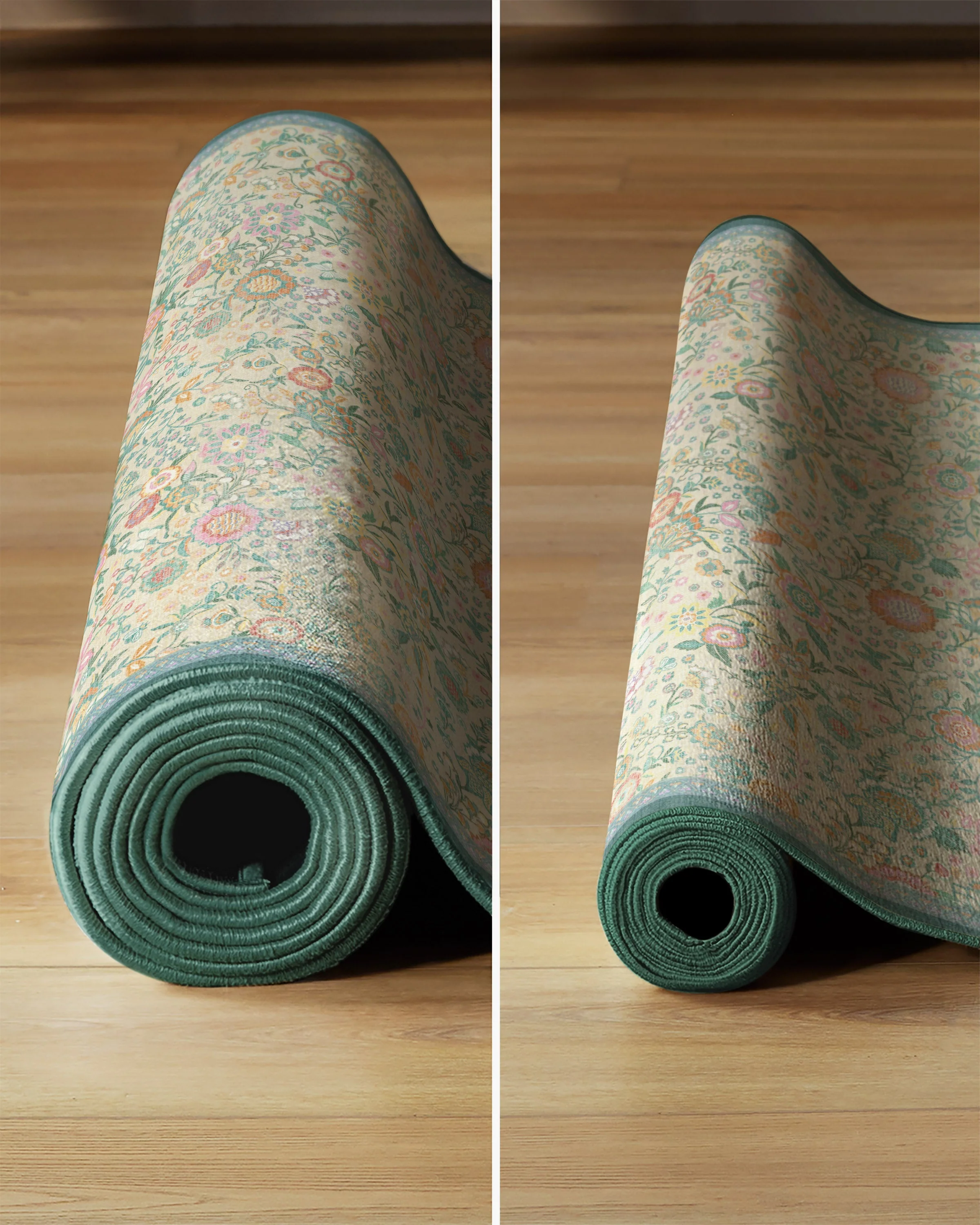 Royal Garden Ivory & Jade Rug by Bridgerton