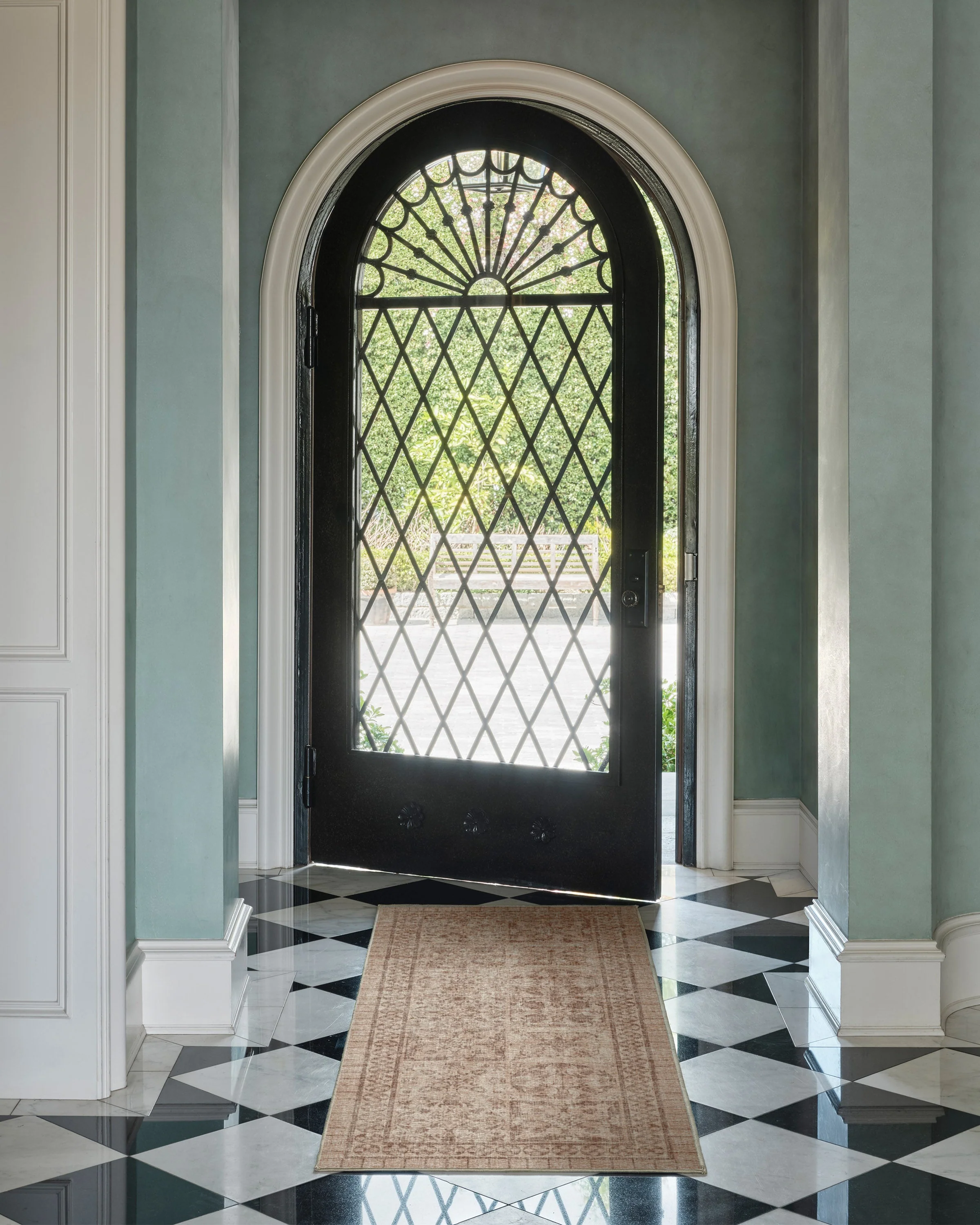 Astoria Rose Gold Flatwoven Rug by The Hiltons