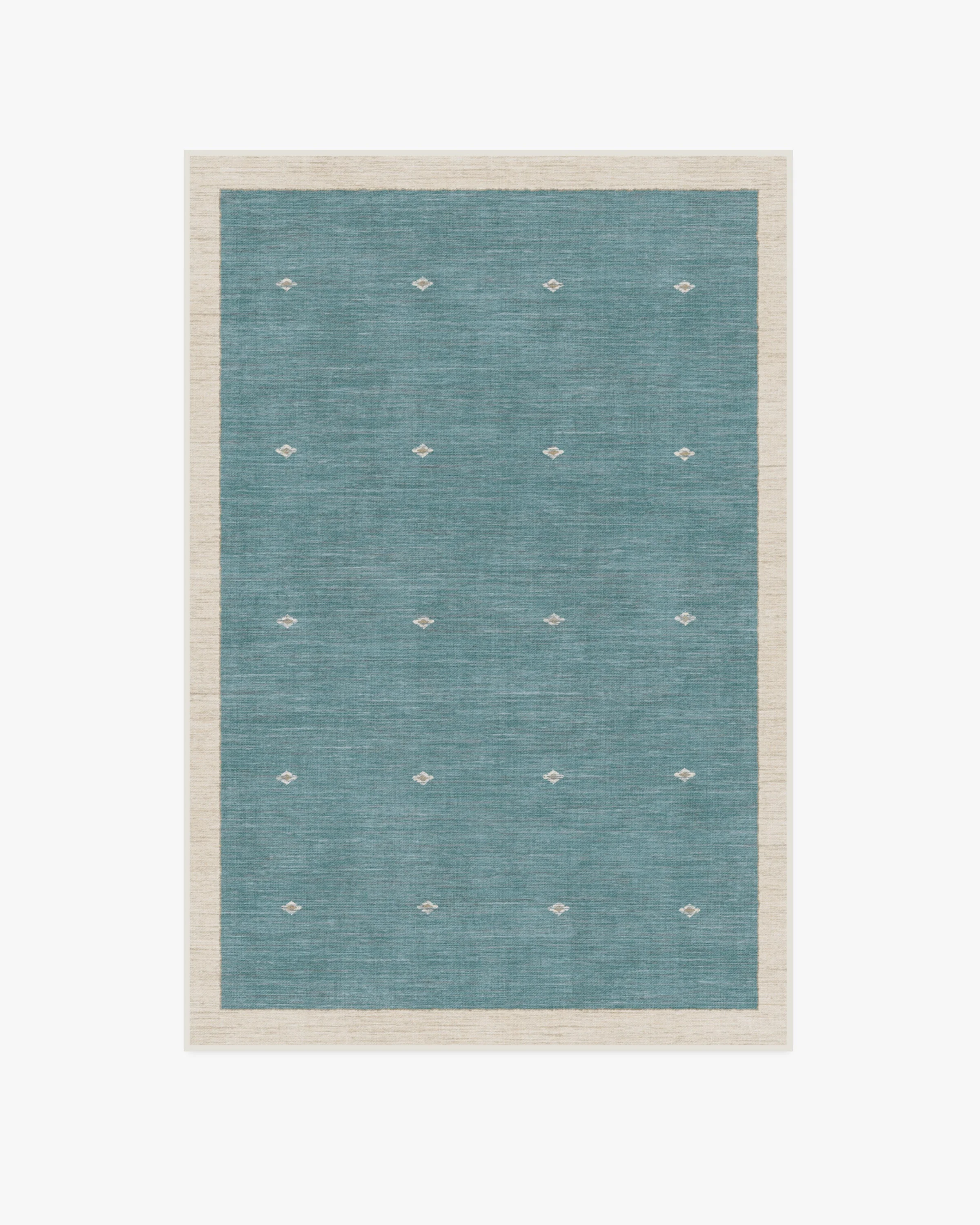 Luna Soft Teal Rug by goop