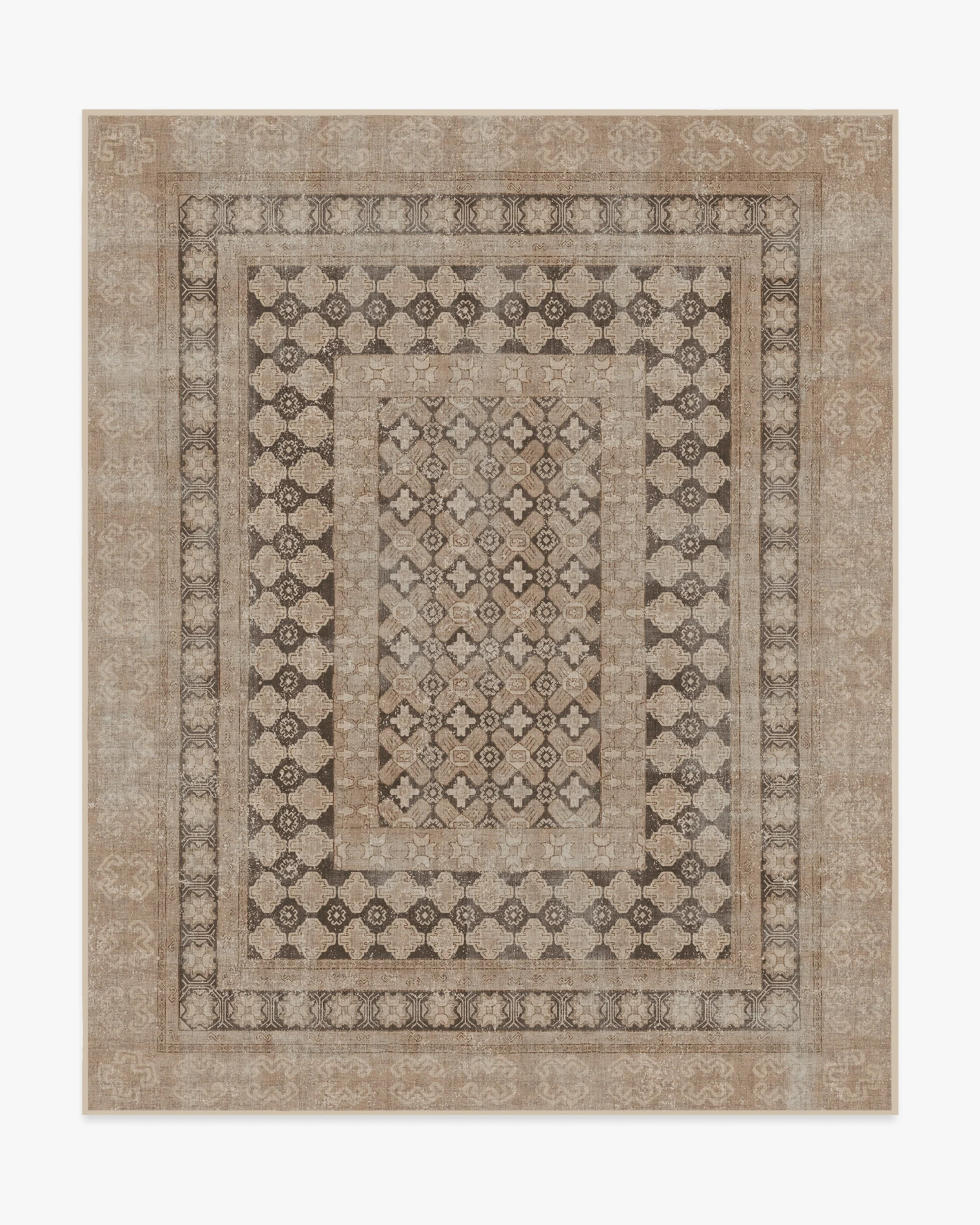 Cyrus Rose Gold Flatwoven Rug