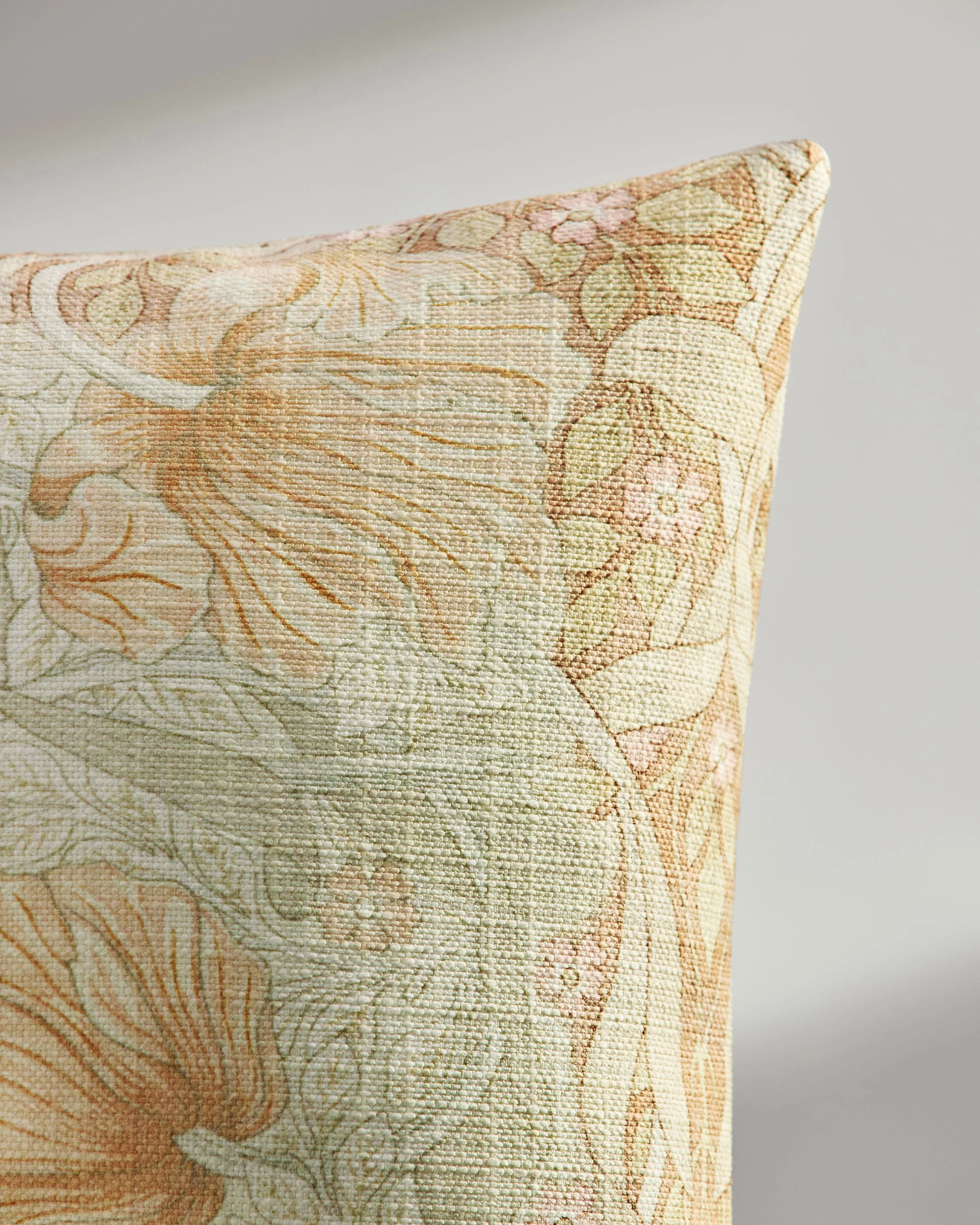 Pimpernel Vintage Blush Woven Throw Pillow by Morris & Co.
