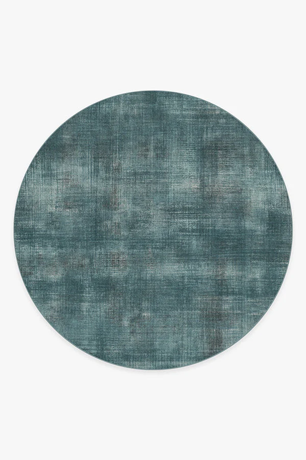 Sudaria Solid Teal Blue Rug