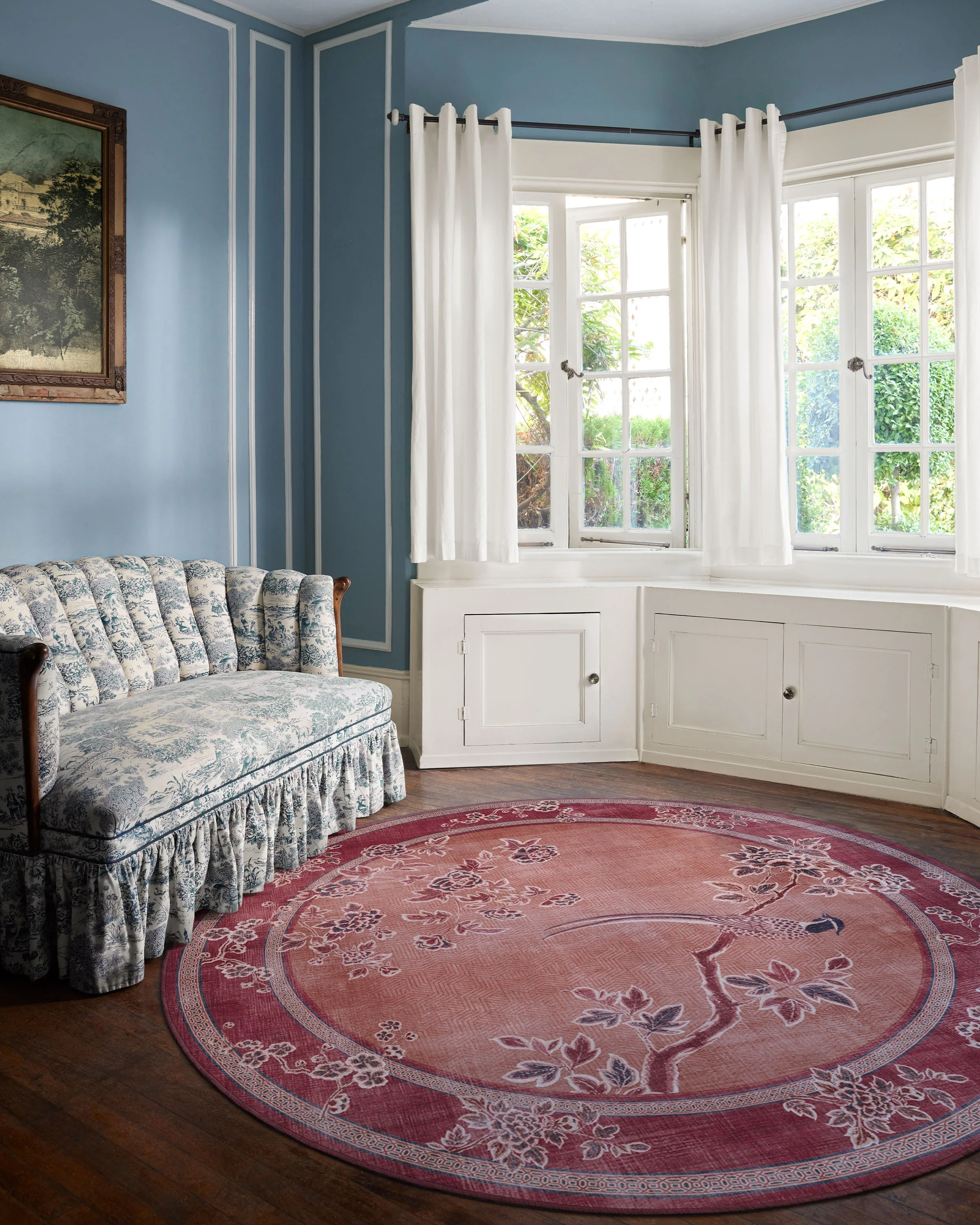 Draper Burgundy Rug by Gracie