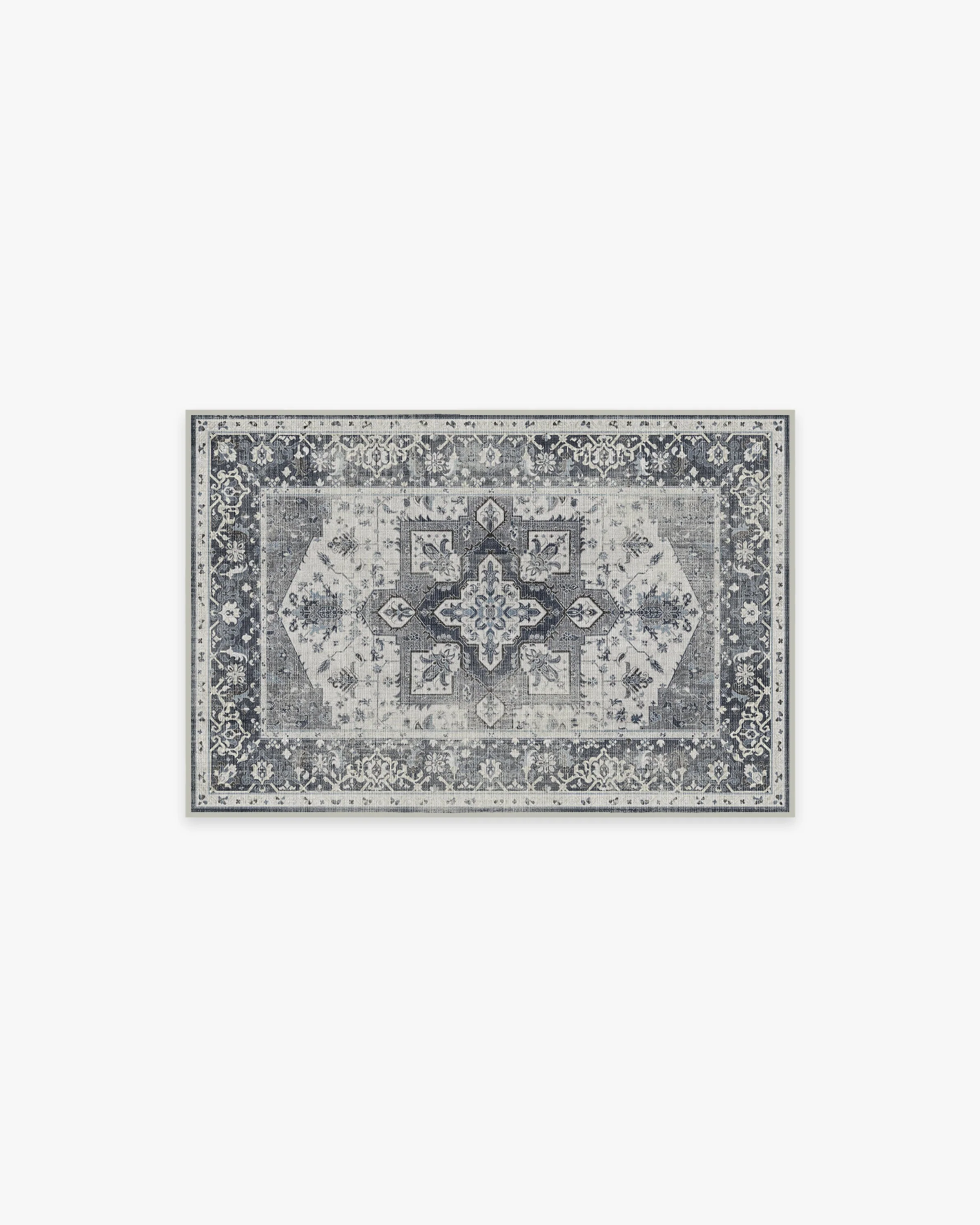 Kira Stone Blue Flatwoven Rug