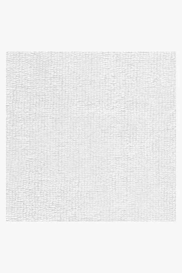 Solid White Bath Mat