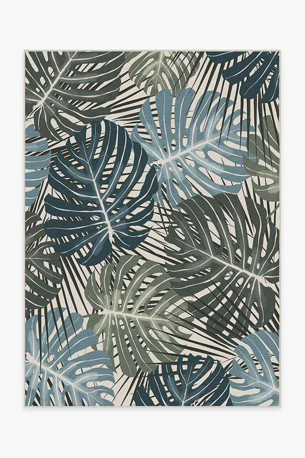 Monstera Jade Rug