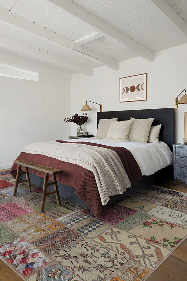 Patchwork Boho Flatwoven Rug