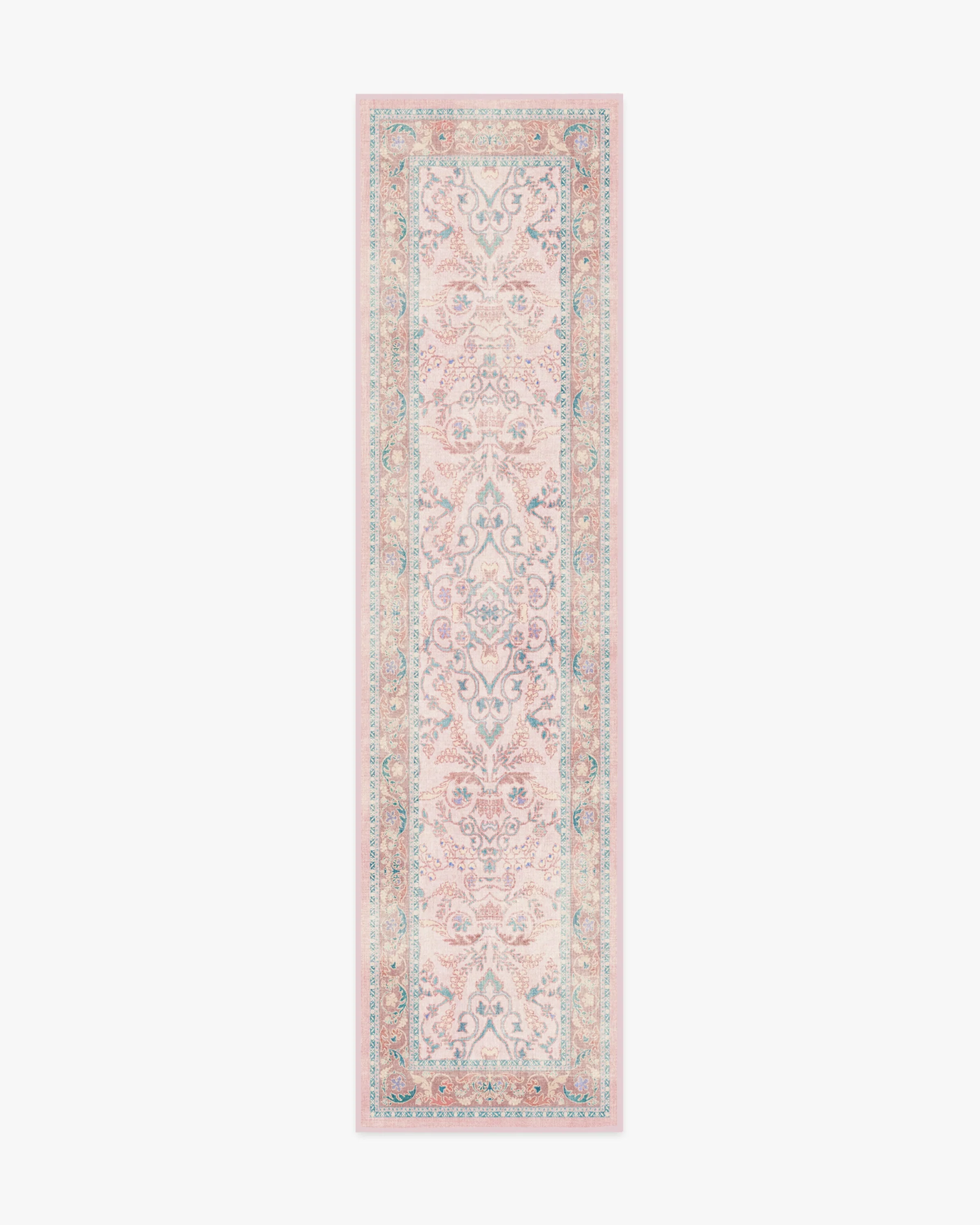 Fit For A Queen Soft Rose Rug by Bridgerton