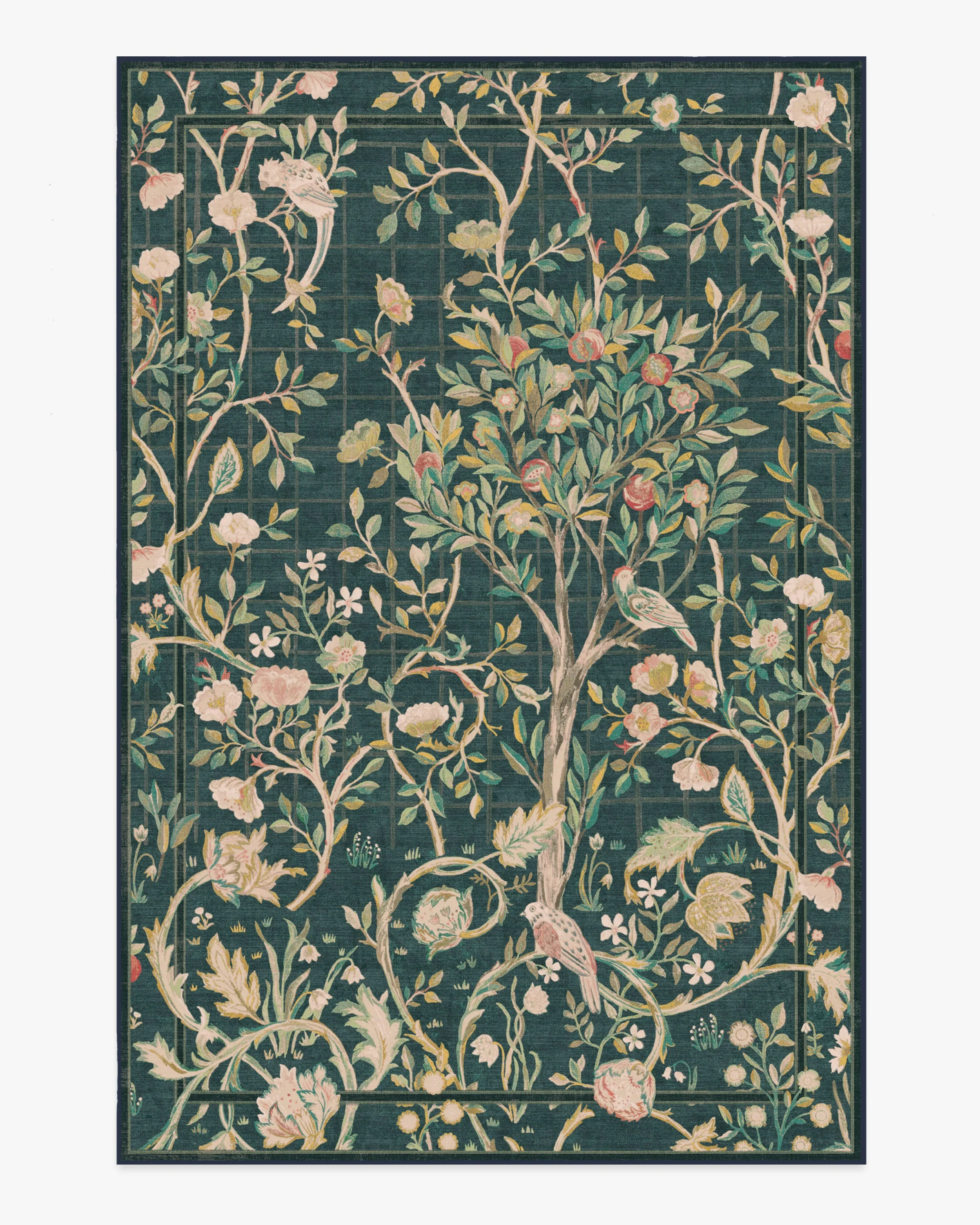 Melsetter Teal Green Rug by Morris & Co.