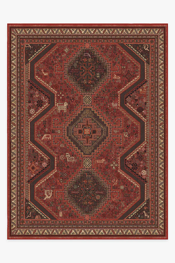 Zareen Scarlet Red Rug
