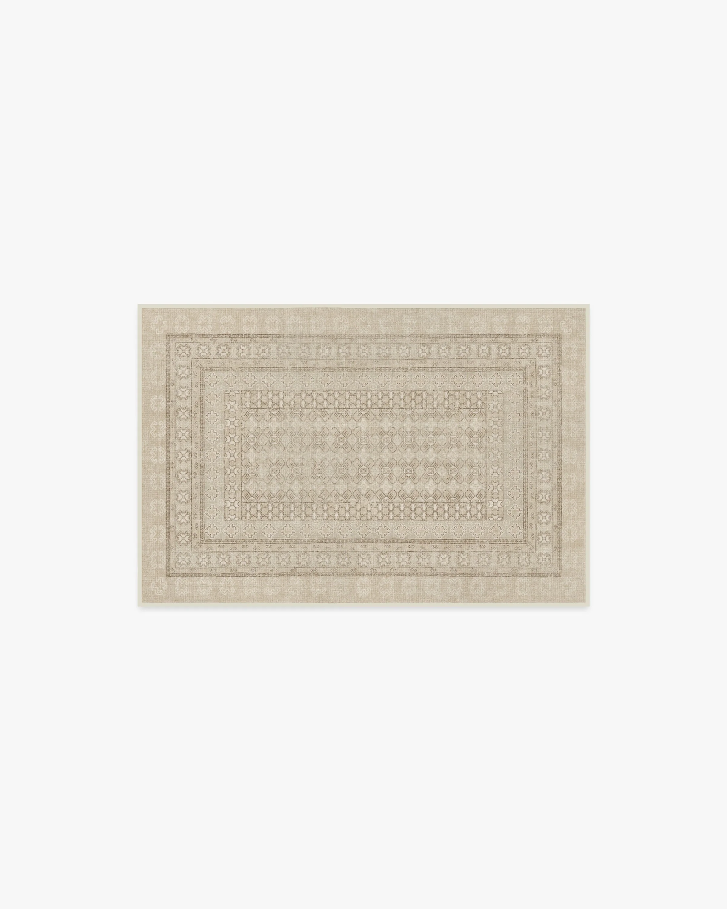 Cyrus Beige Ivory Flatwoven Rug