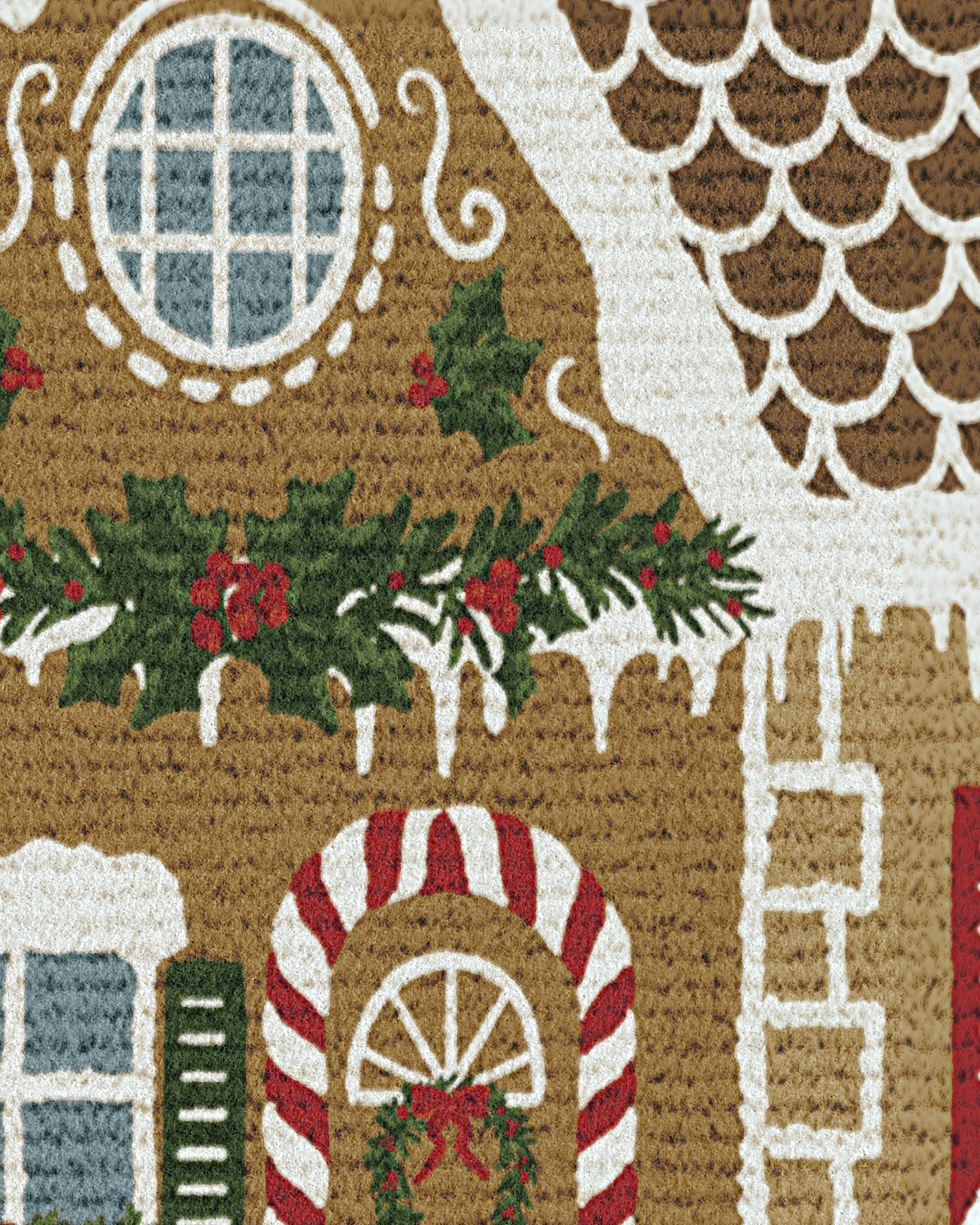 Gingerbread House Doormat