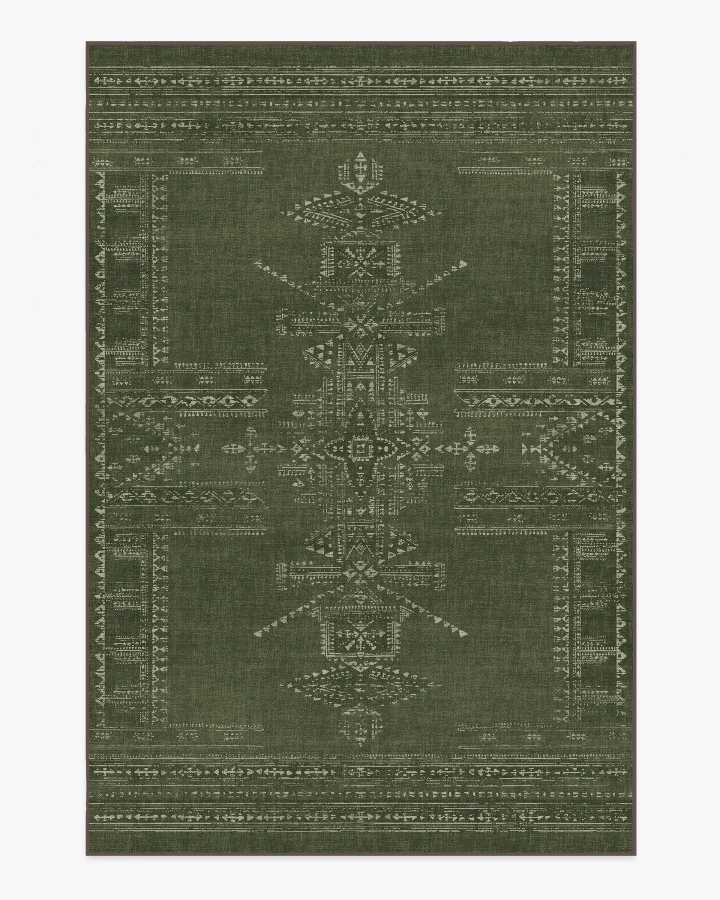 Amira Green Flatwoven Rug by Martyn Lawrence Bullard