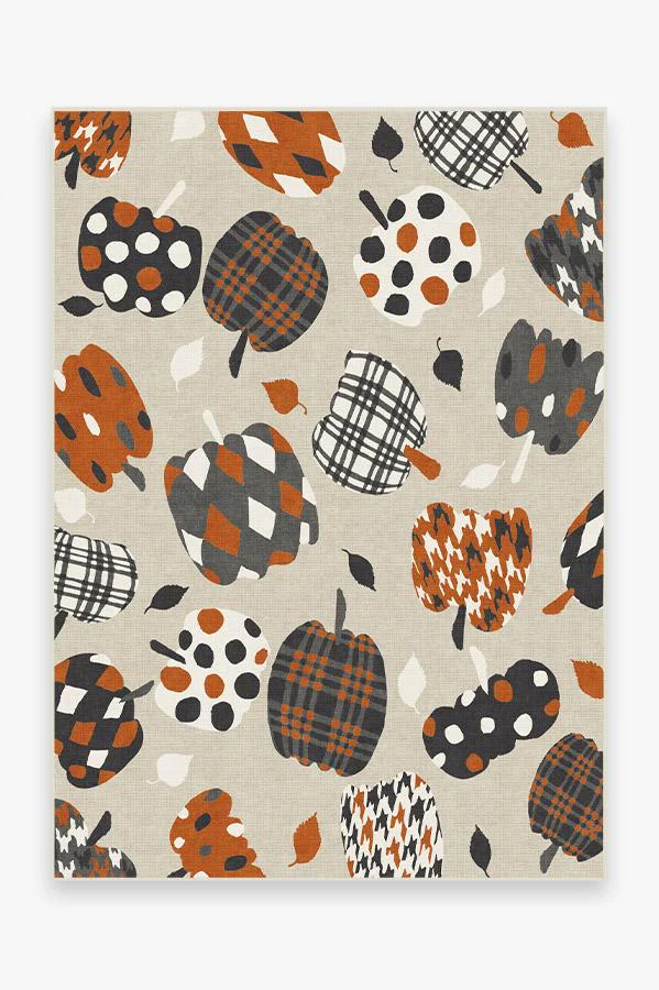 Pumpkin Orange Flatwoven Rug