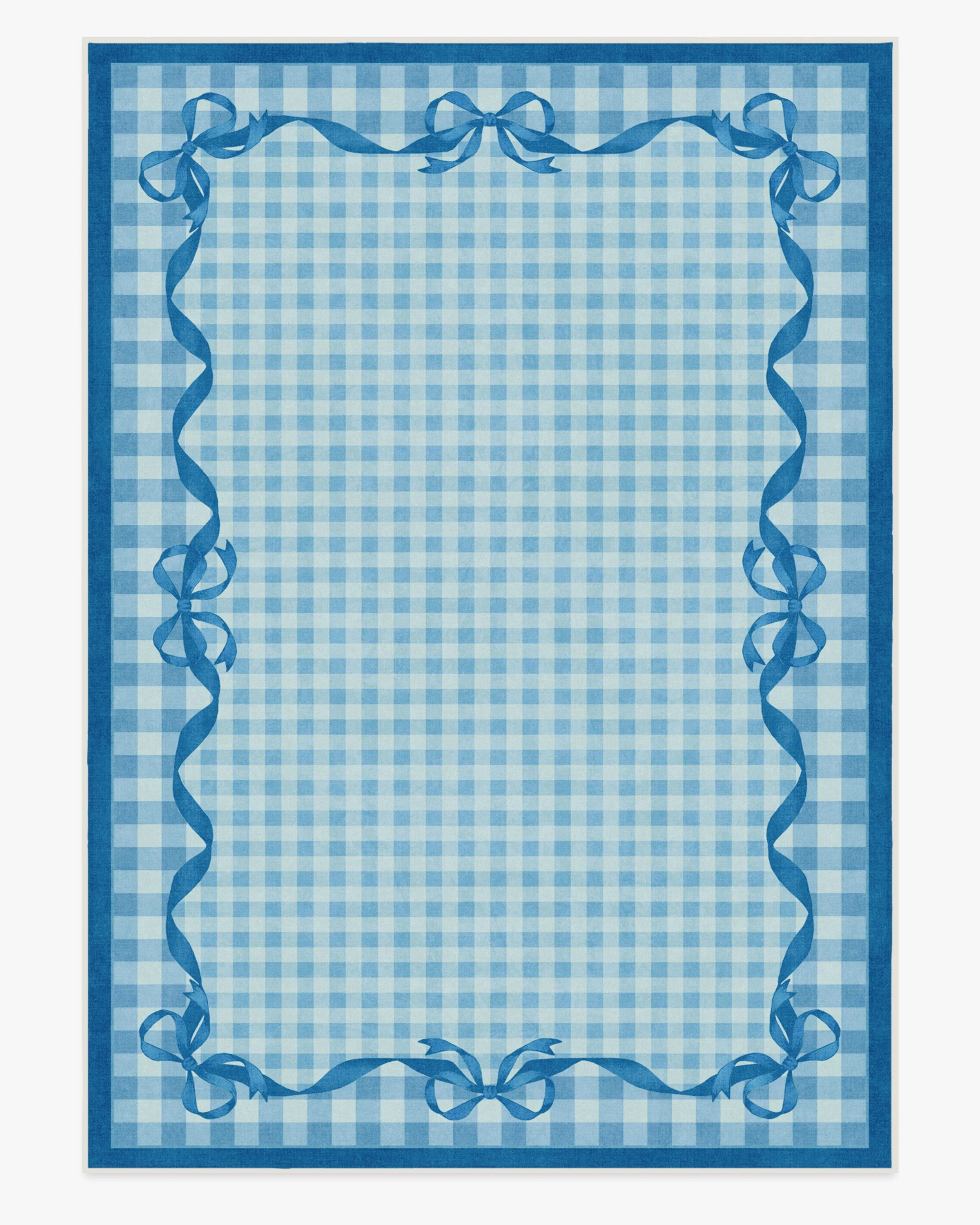 Audrey Blue Flatwoven Rug by Mrs. Alice