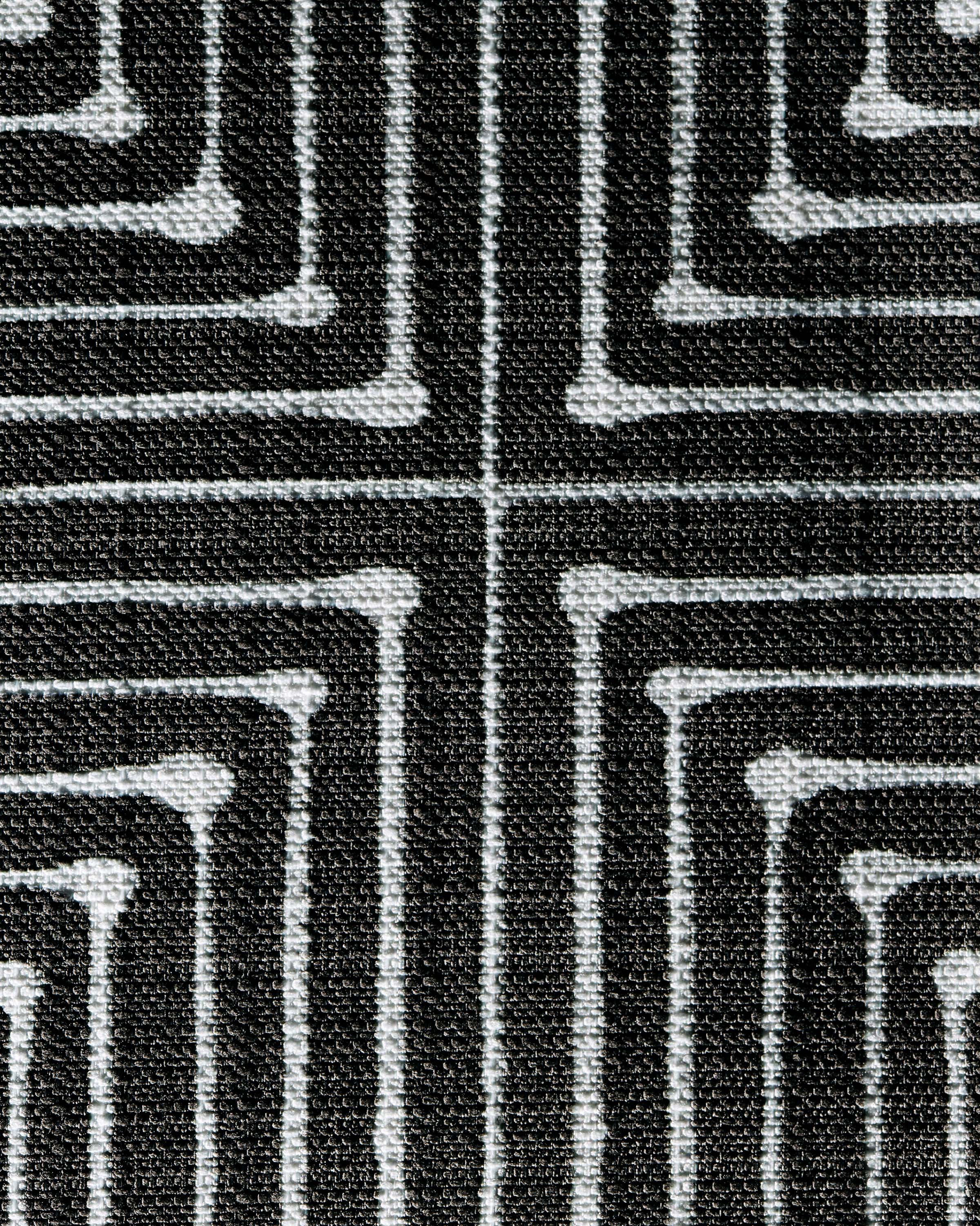 Inkdrop Charcoal Woven Throw Pillow by Jonathan Adler